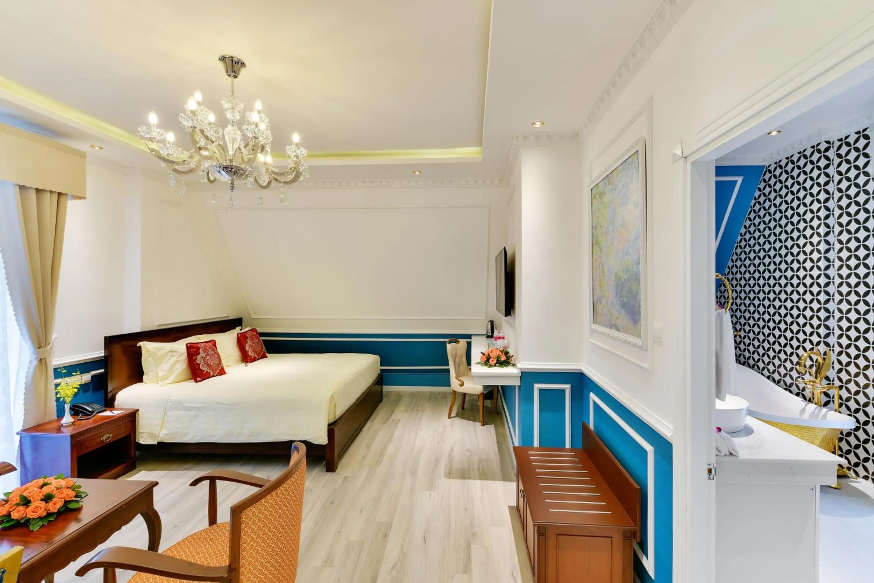 Bedroom, Bed in Dalat Boutique Hotel