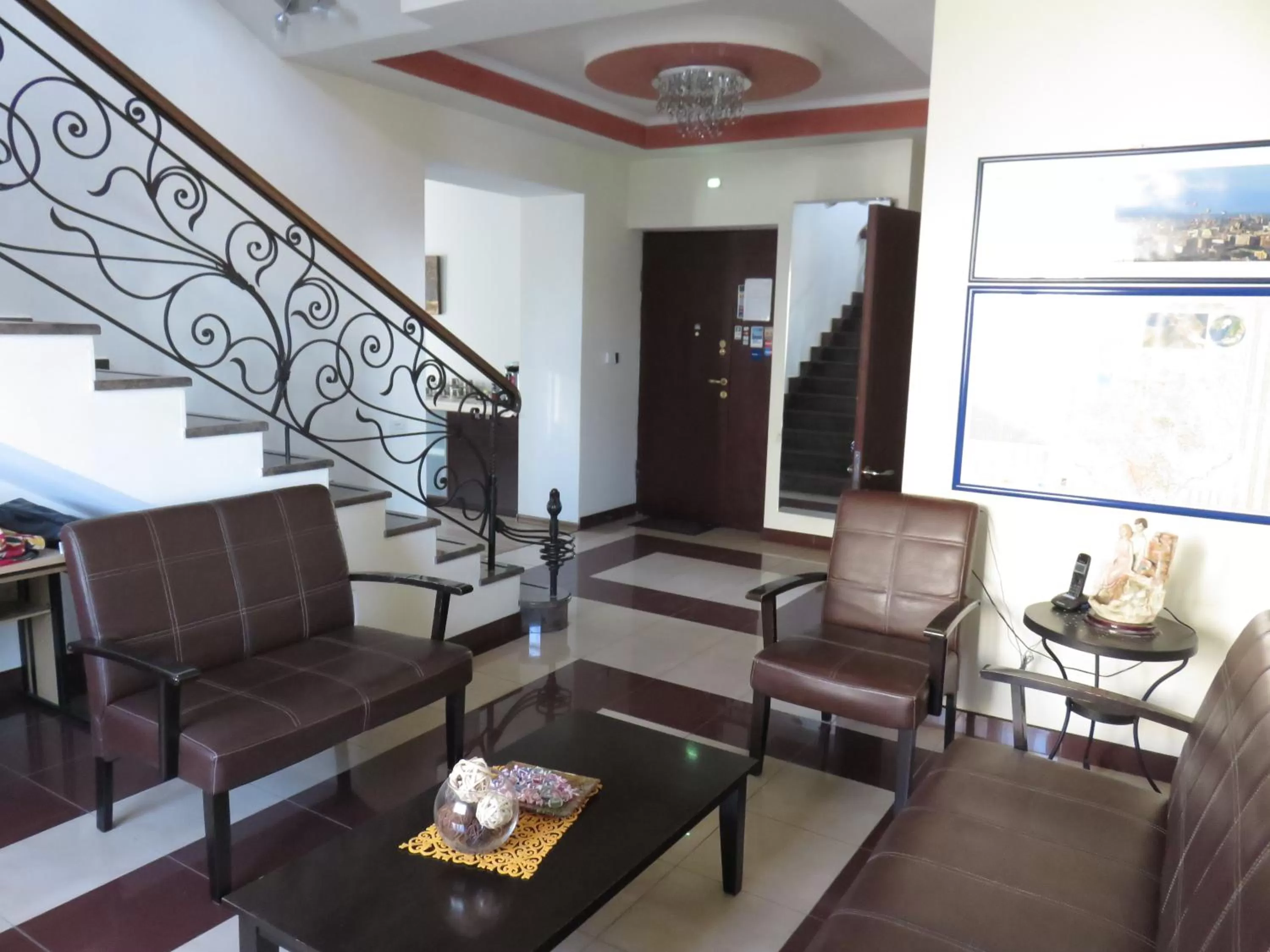 Seating area in Hotel Grig