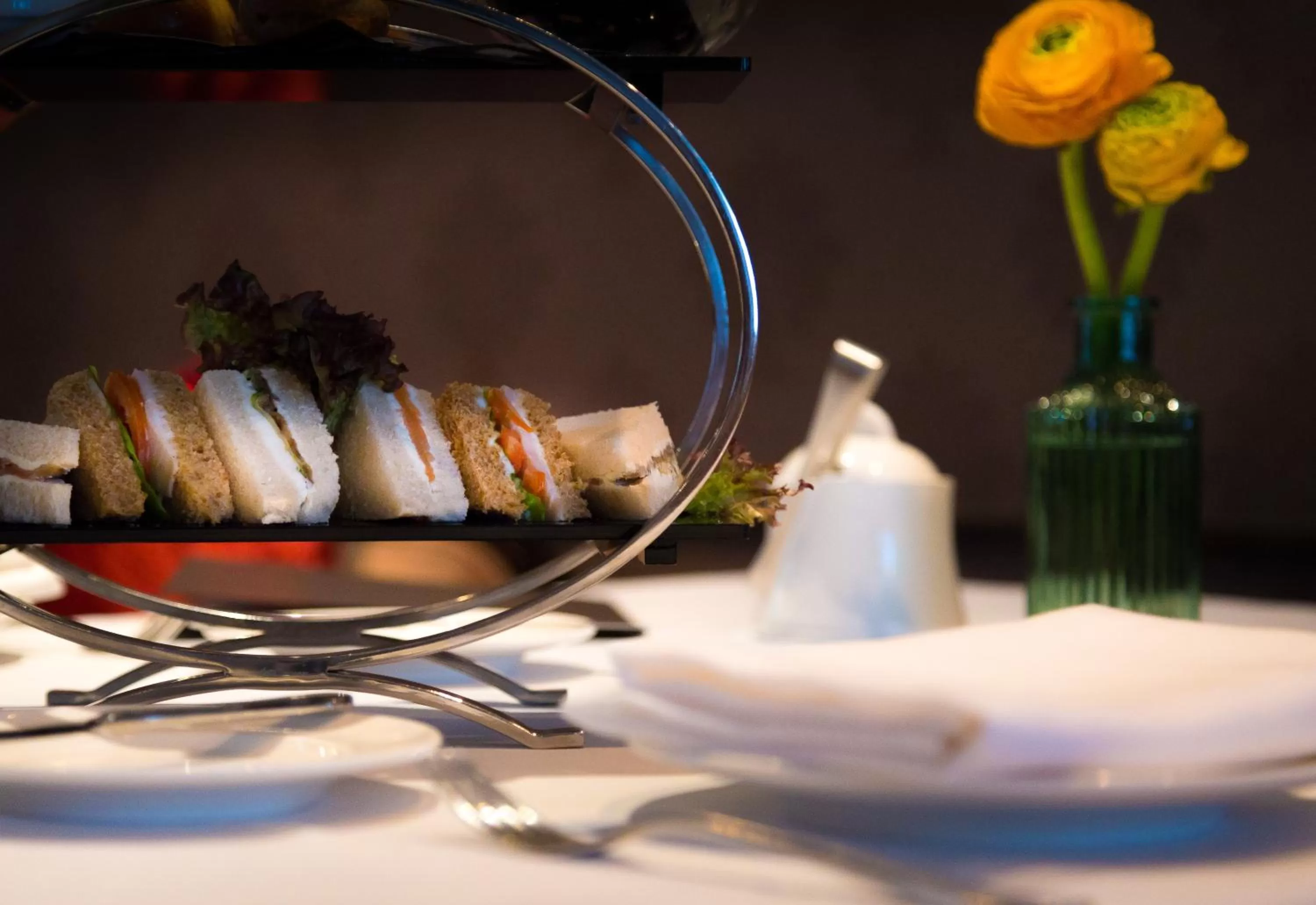 Food close-up in Ten Manchester Street Hotel