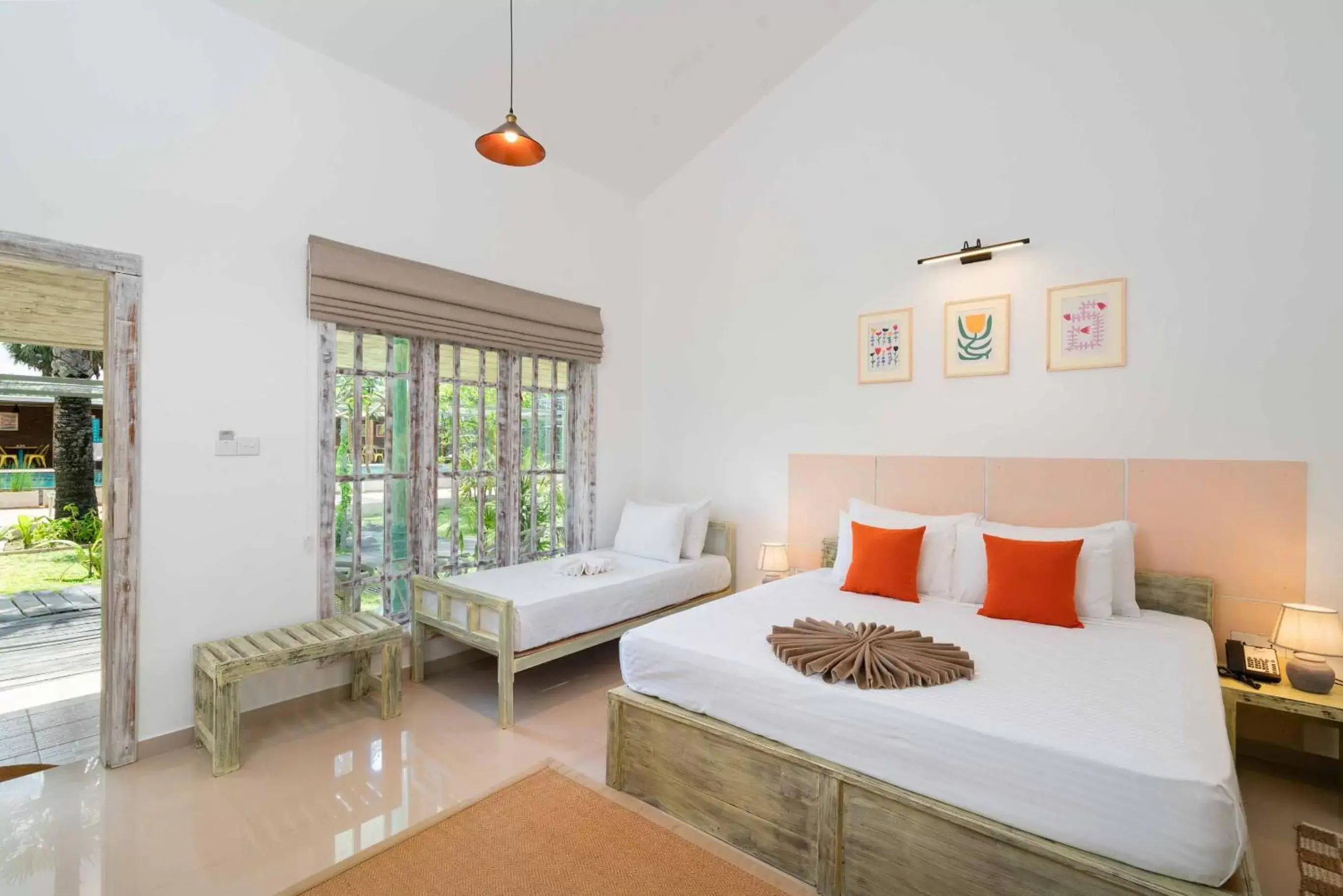 Triple Room with Pool View in Palmera Eco Resorts Nilaveli Triple Room with Pool View in Palmera Eco Resorts Nilaveli