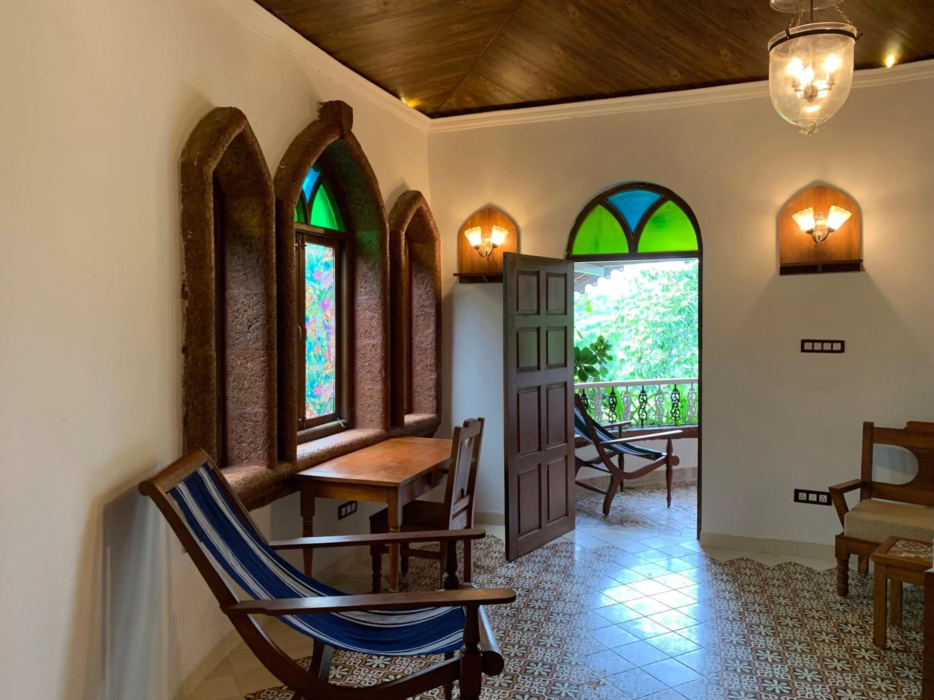 Living room in Porsu