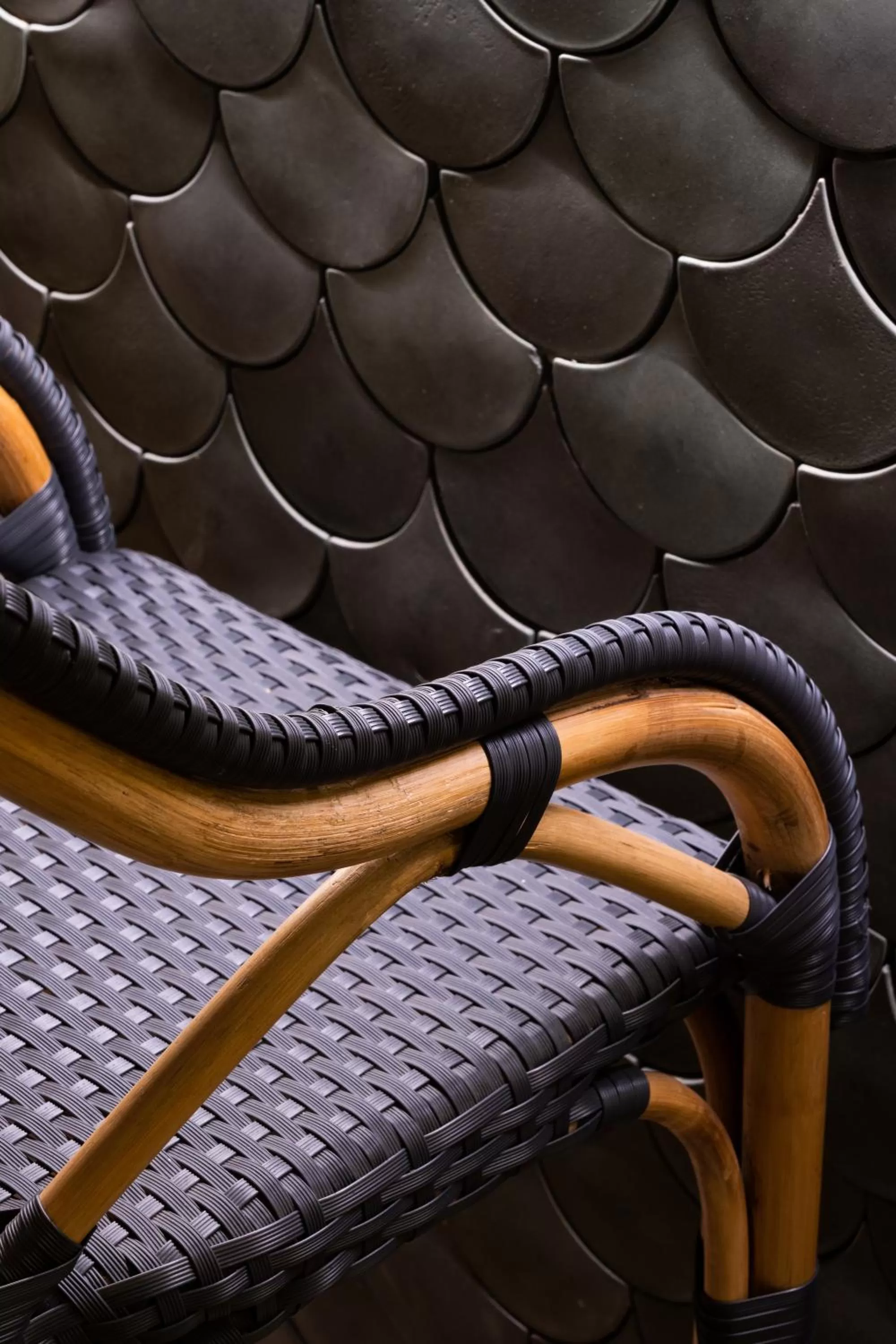 Decorative detail in Tau House