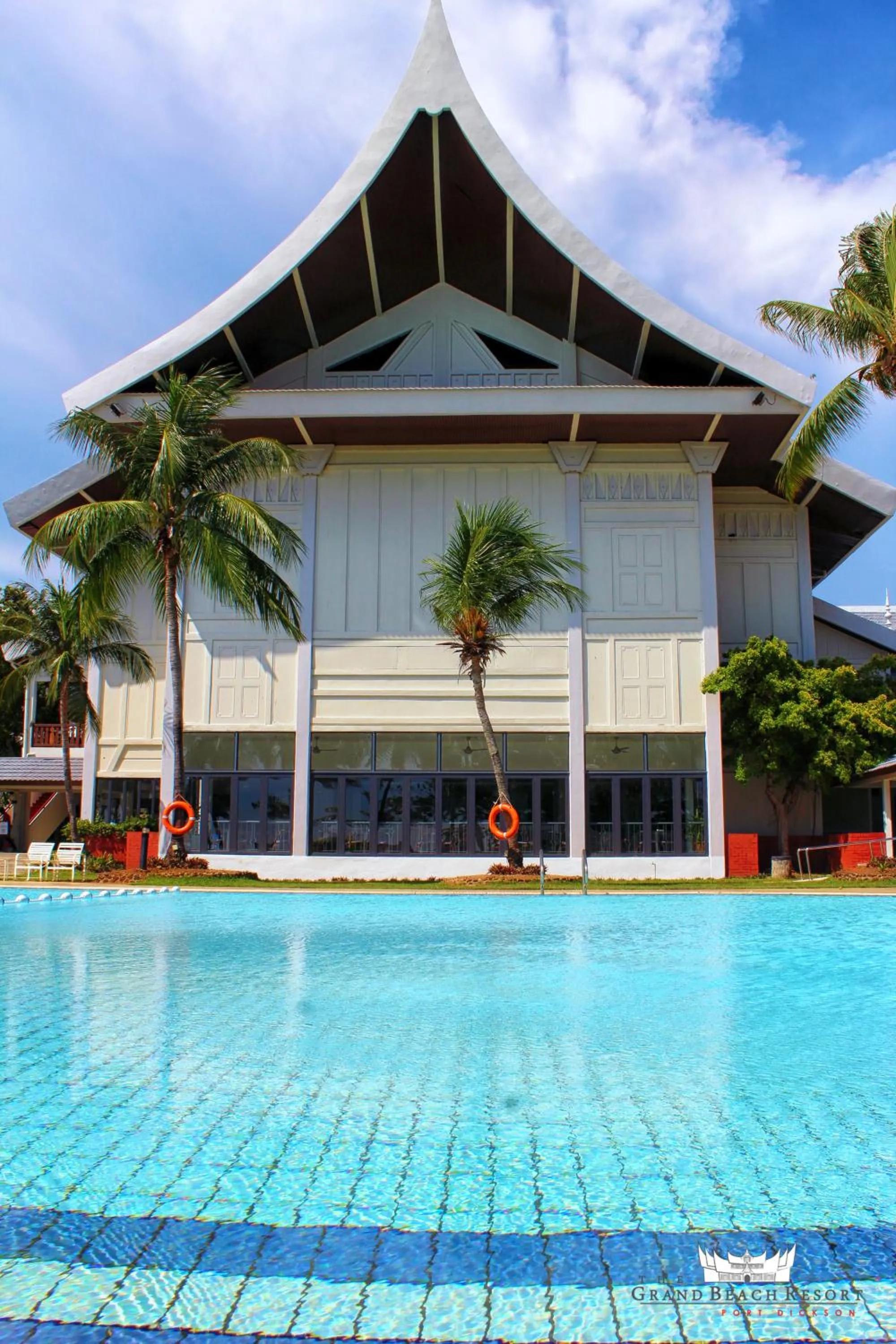 Swimming pool in The Grand Beach Resort Port Dickson