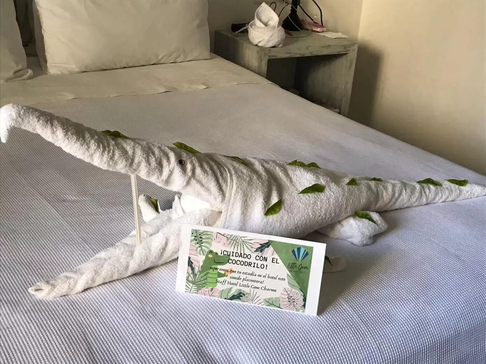 Decorative detail, Bed in Little Gem Hotel Tulum La Veleta