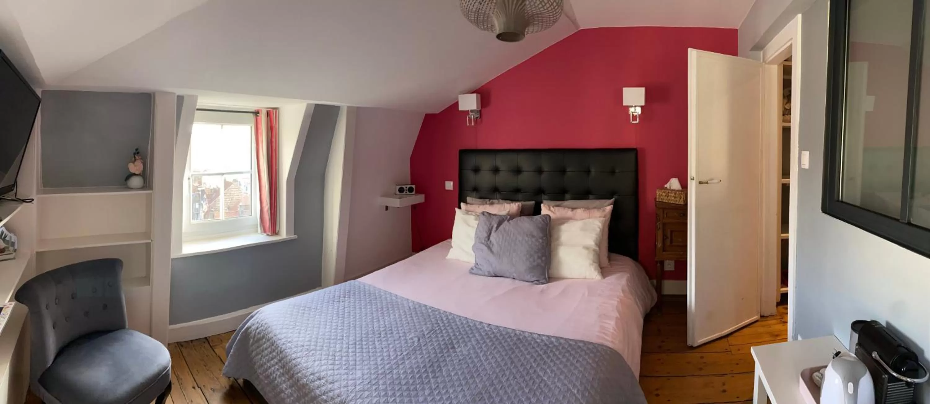 Bed in Chambres d'Hôtes Au coin du spa