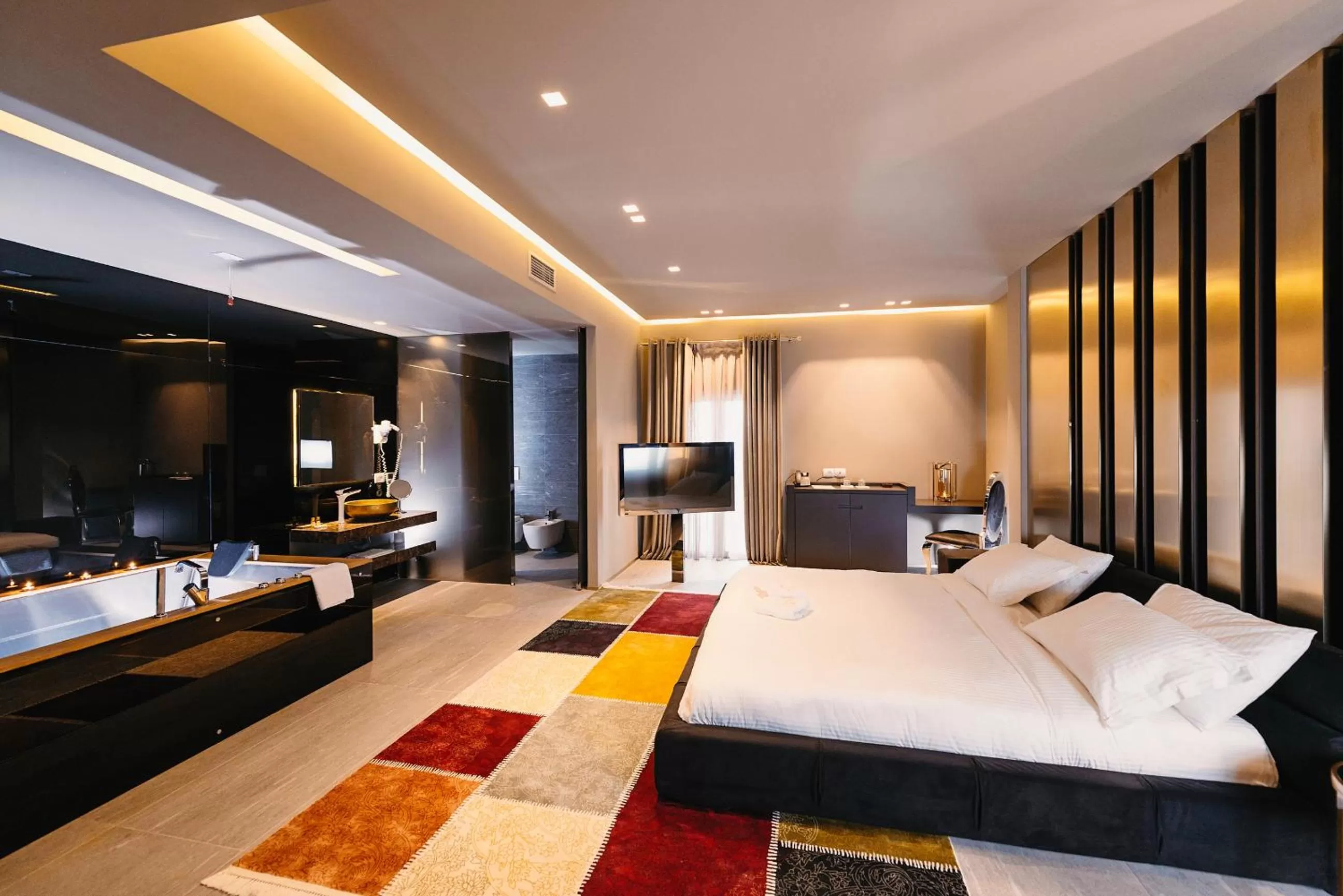 Bedroom, Bed in Hotel Egnatia