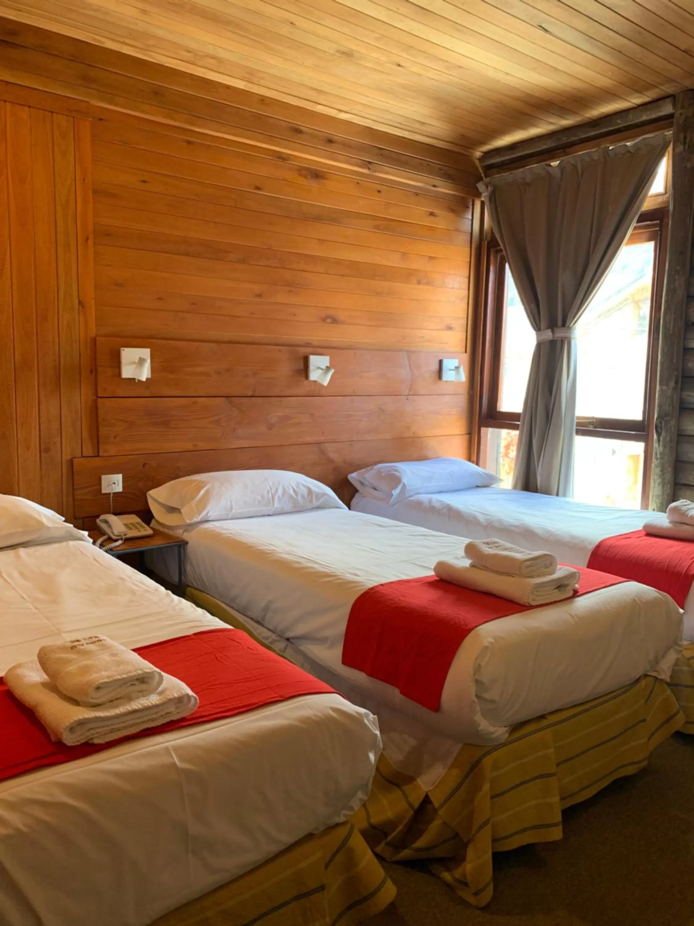 Bed in Hosteria Posta de los Colonos