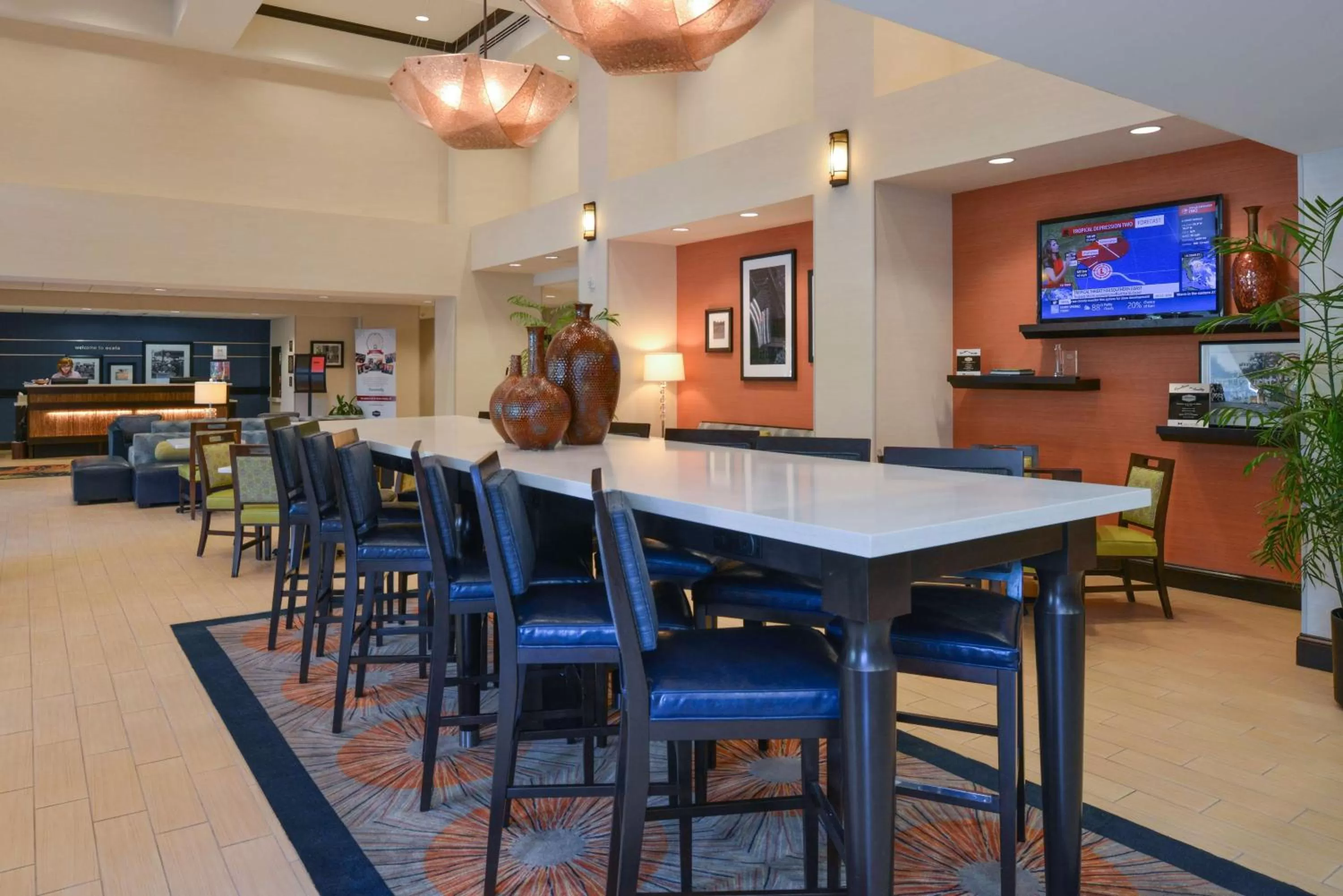 Lobby or reception in Hampton Inn & Suites - Ocala