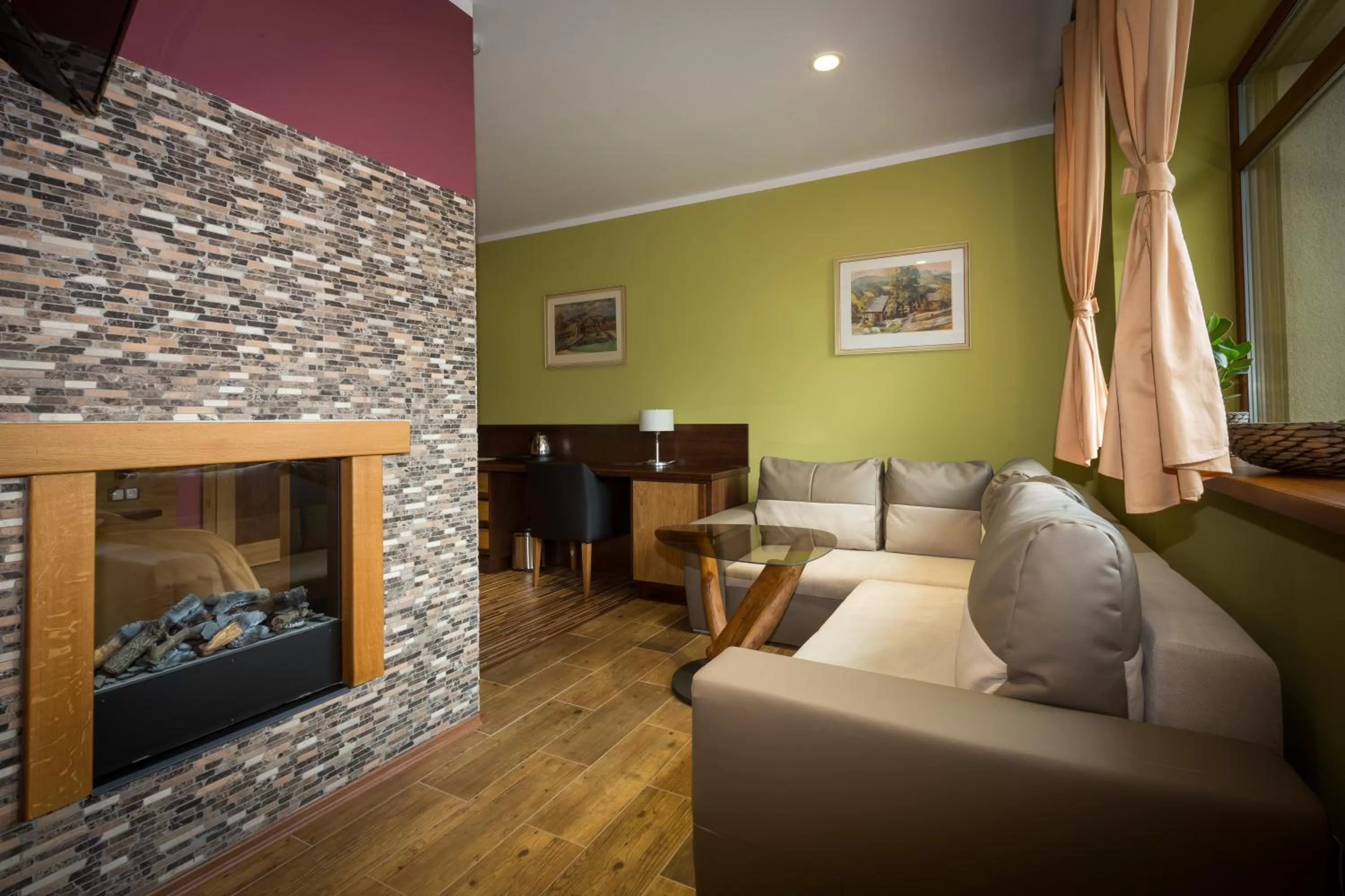 Living room in Relax hotel Valaška