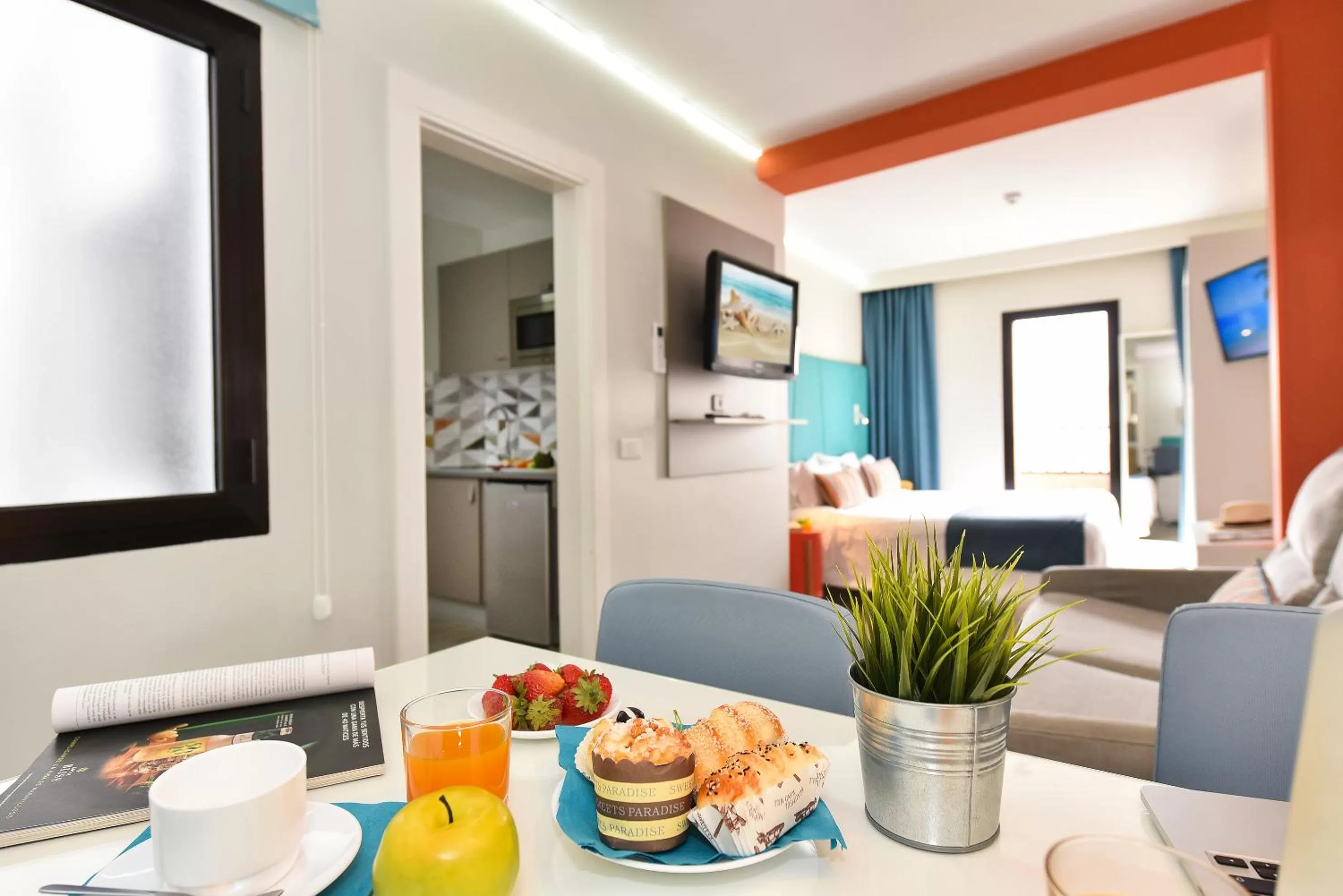 Dining area in Hotel Apartamento Bajamar