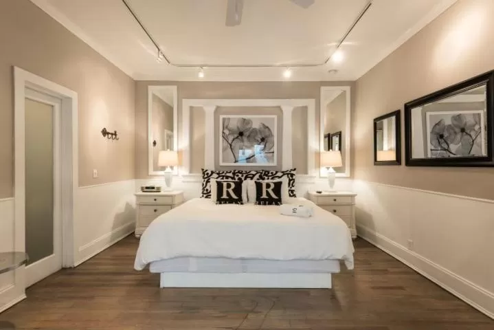 Bed in Alexander's Guesthouse-Adult Exclusive, LGBTQ Friendly