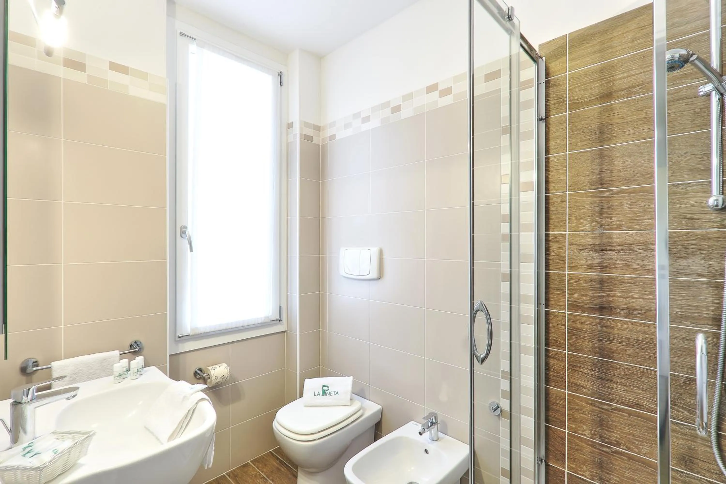 Bathroom in Hotel La Pineta