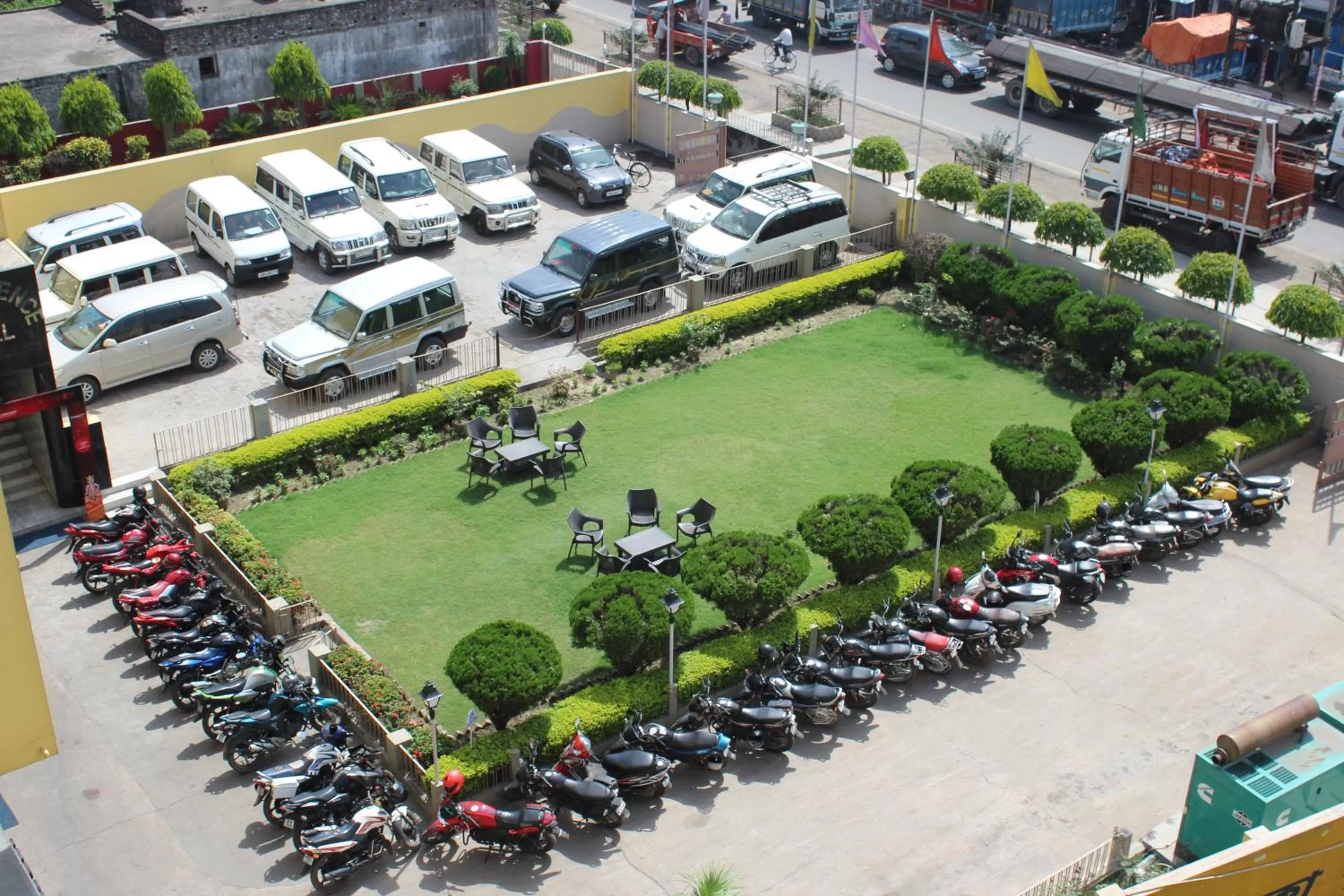 Bird's eye view in Hotel Samrat
