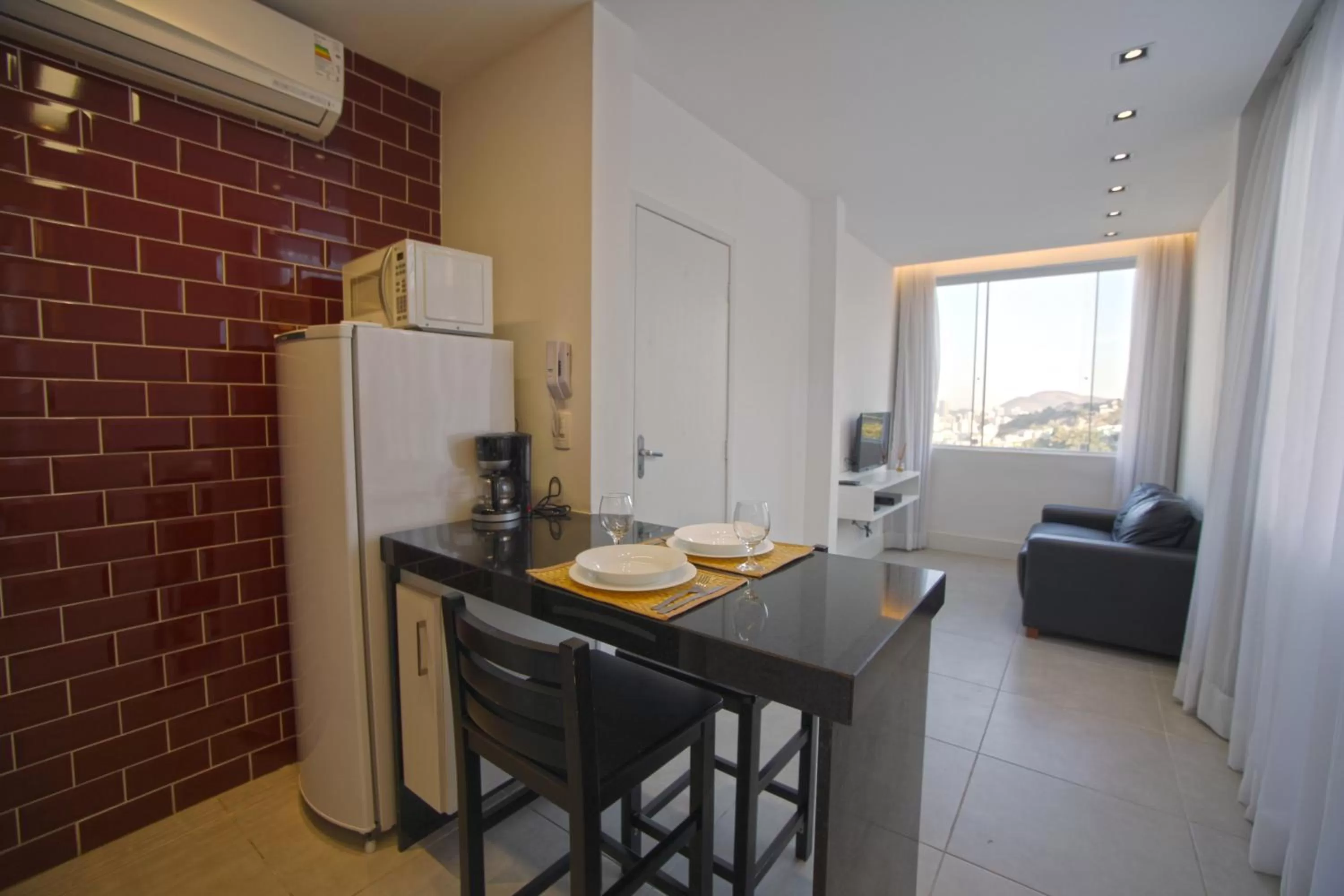 TV and multimedia, Kitchen/Kitchenette in Sugar Loft Apartments