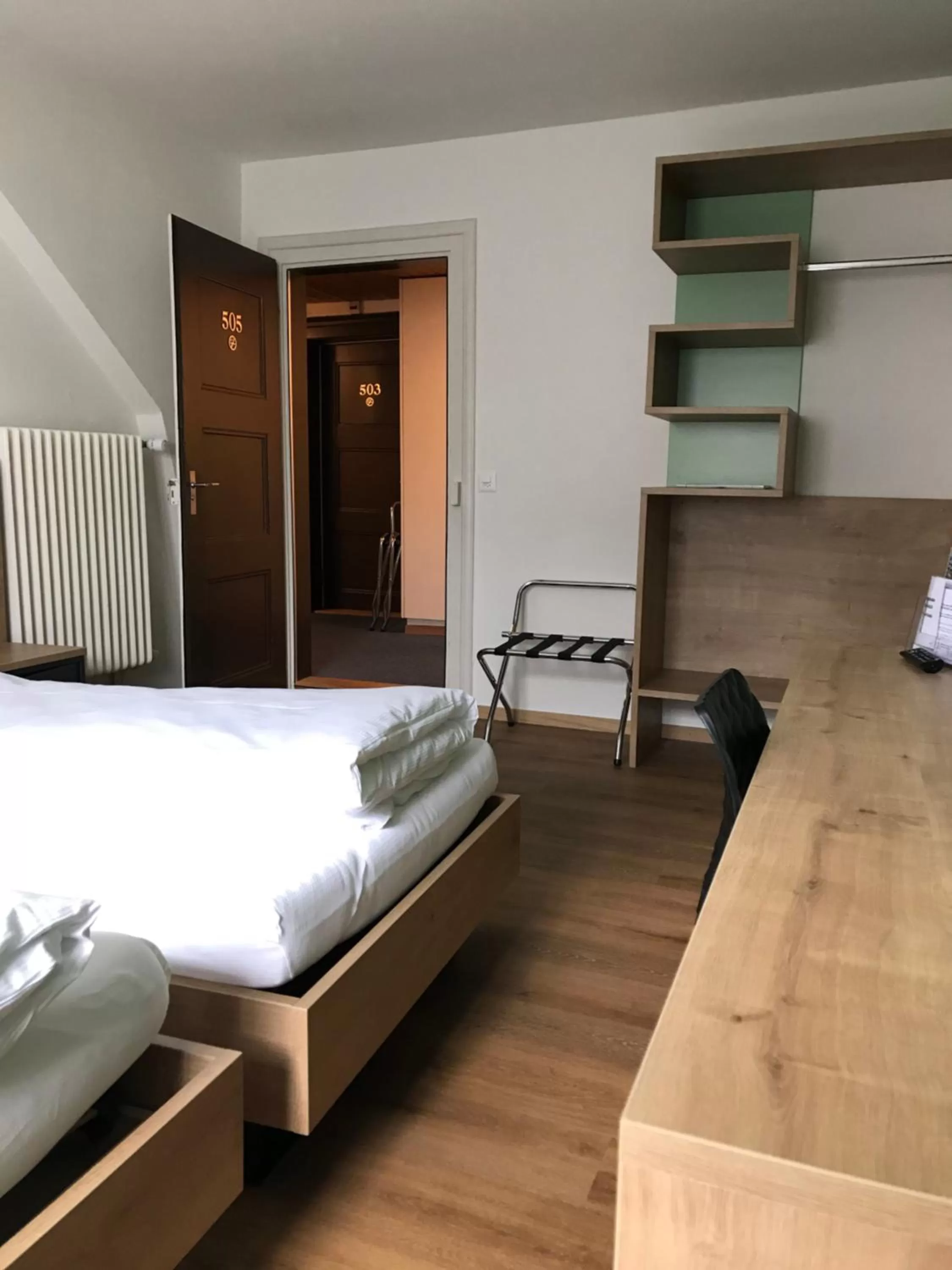 Bed in SEELANDHOTEL Weisses Kreuz