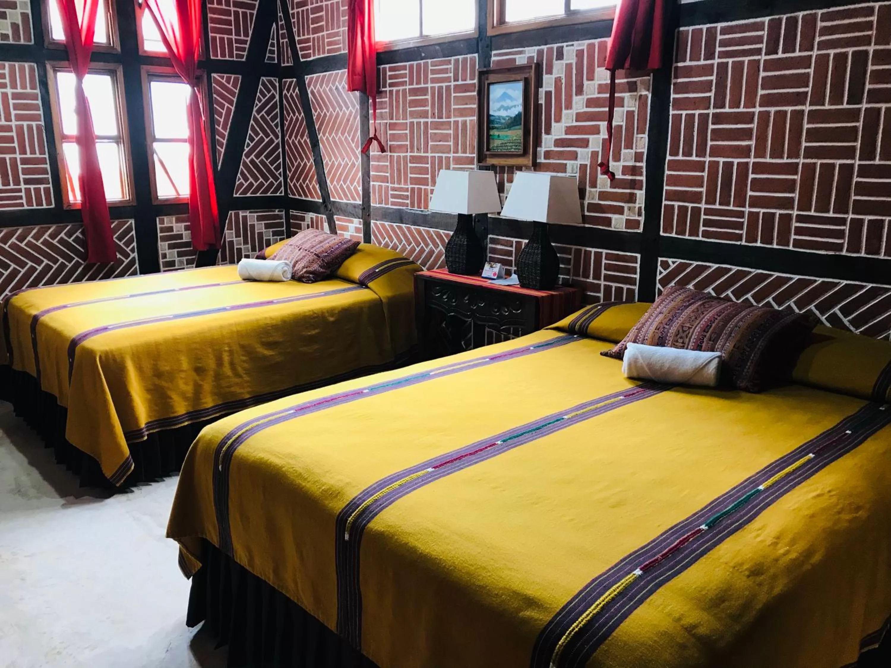 Bed in Hotel Utz Jay