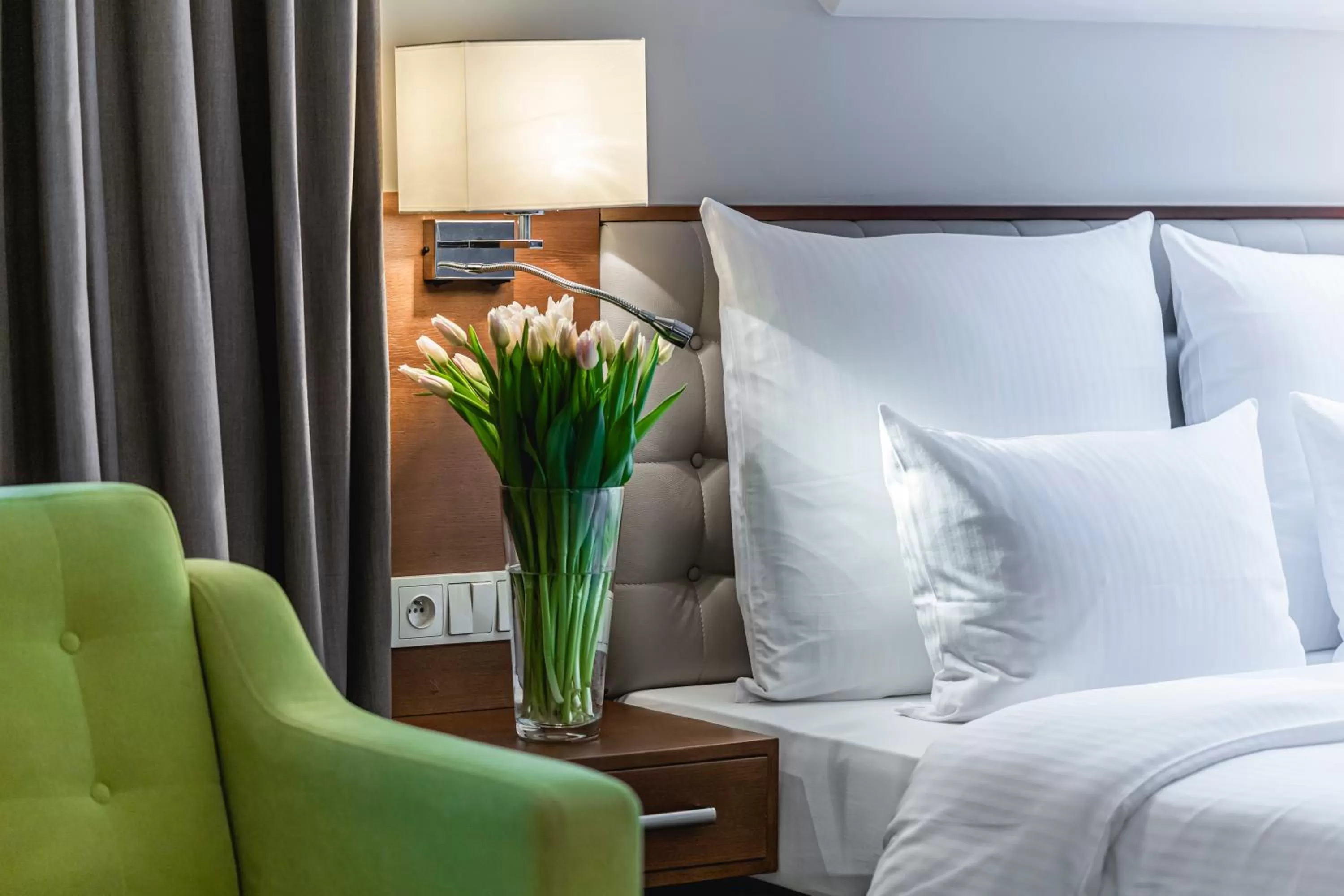 Bed in Hotel Wieniawski