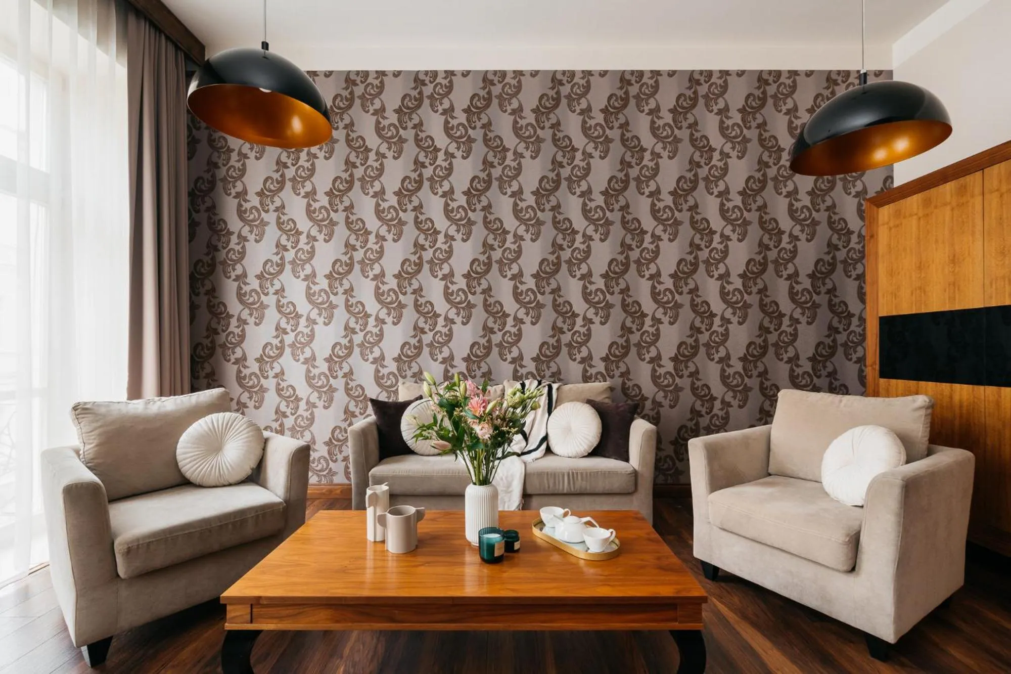 Living room in Topolowa Residence - LoftAffair Collection