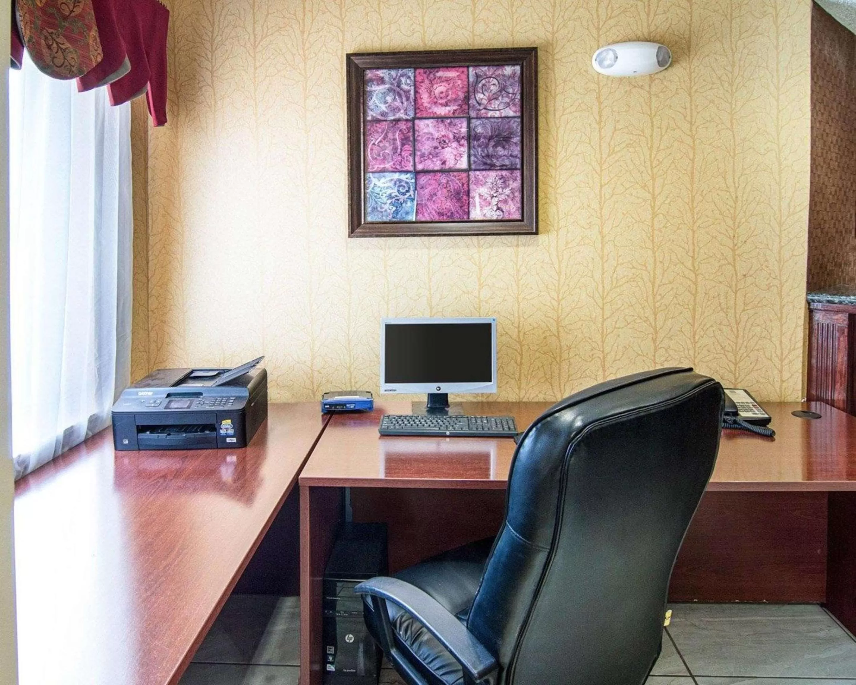 On site in Quality Inn Midland South