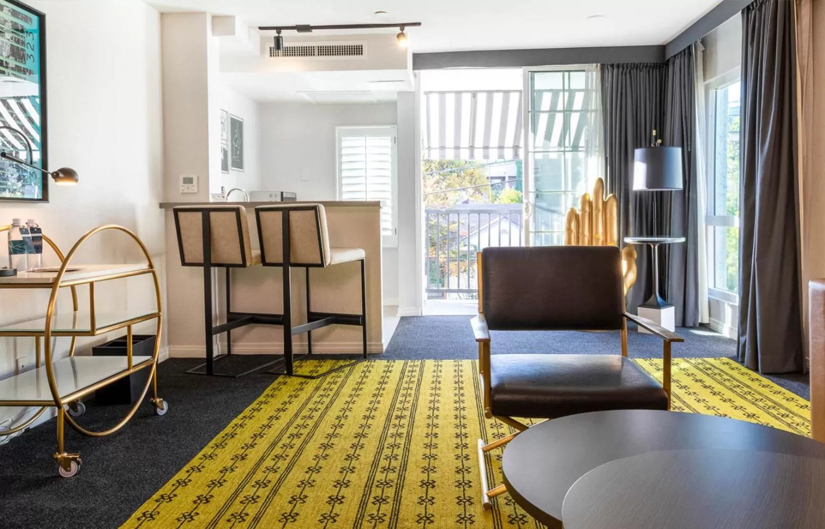 Living room in Montrose at Beverly Hills