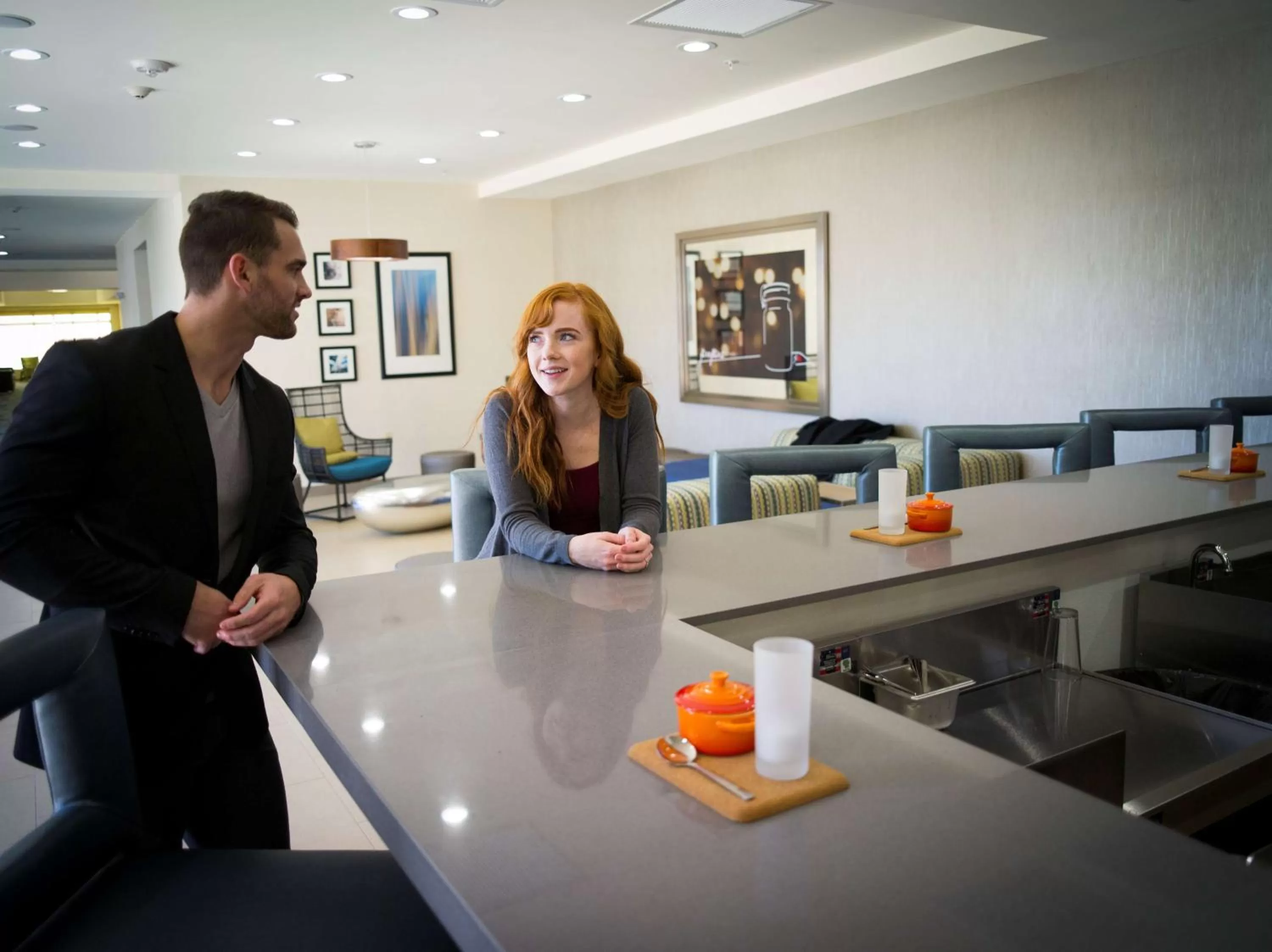 Lounge or bar in Longview Hilton Garden Inn