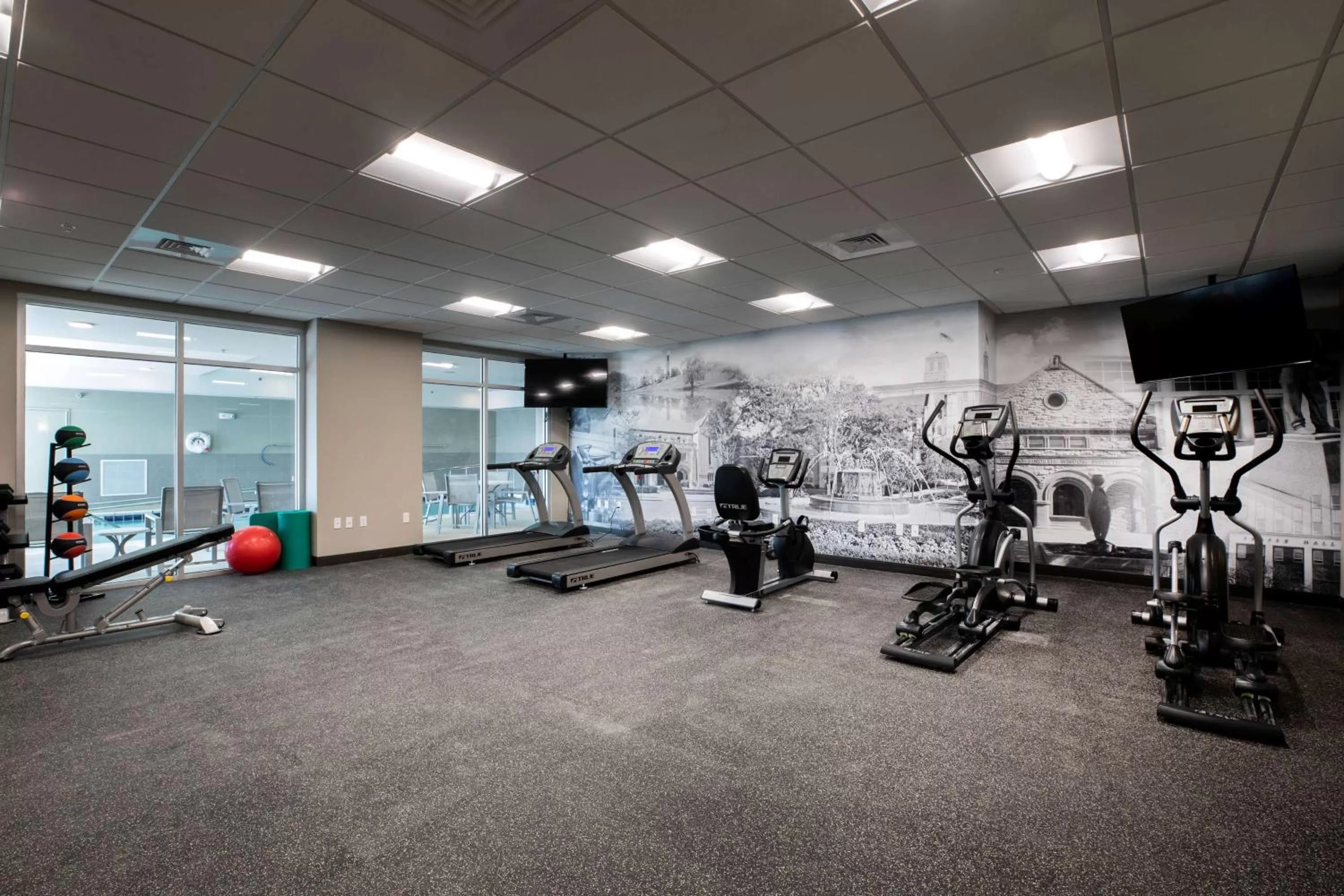 Fitness centre/facilities in StoneHill Lawrence, Trademark Collection by Wyndham