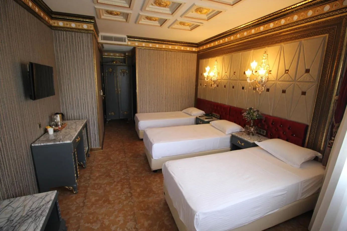 Bed in Laleli Blue Marmaray Hotel