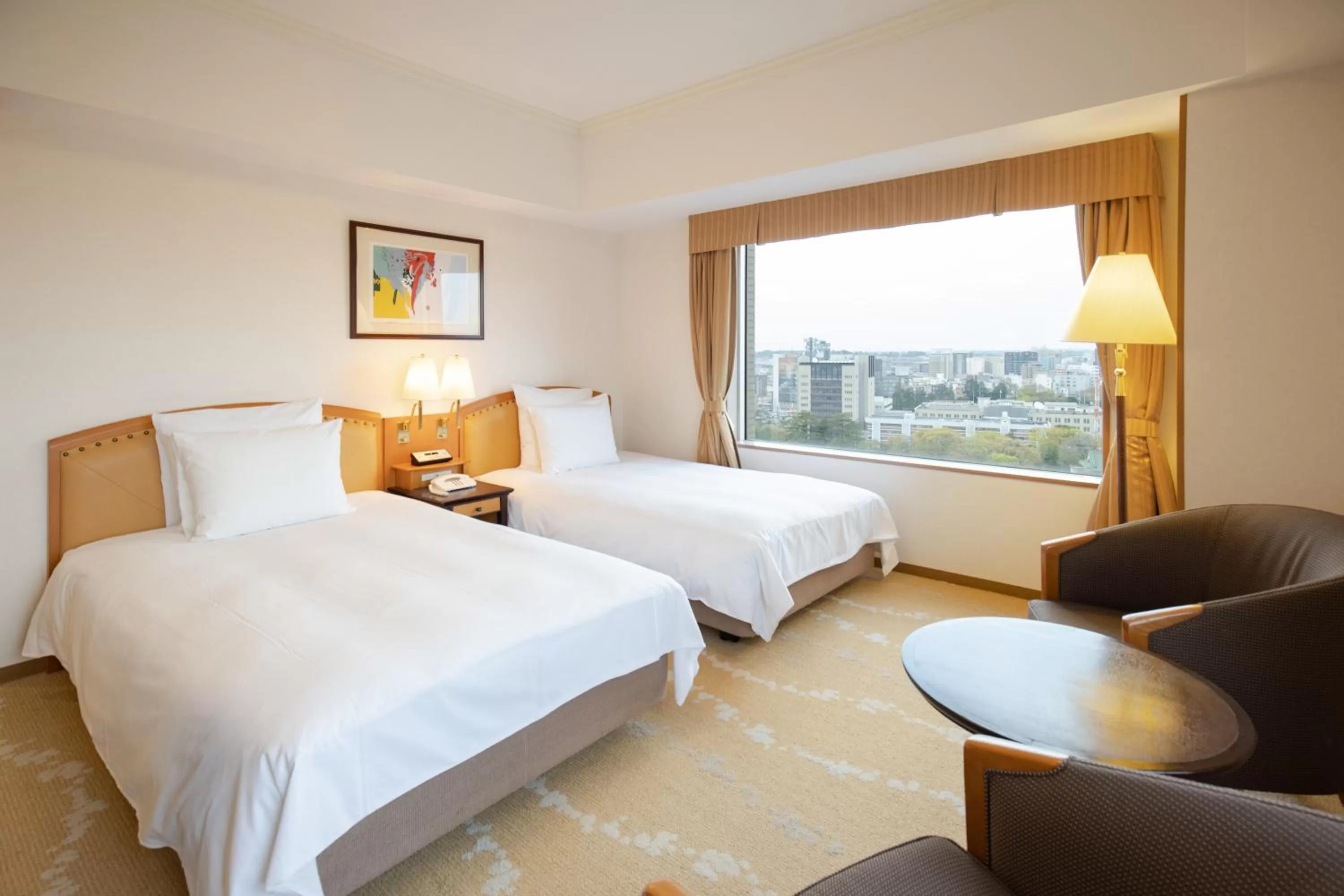 Photo of the whole room, Bed in ANA Crowne Plaza Toyama by IHG
