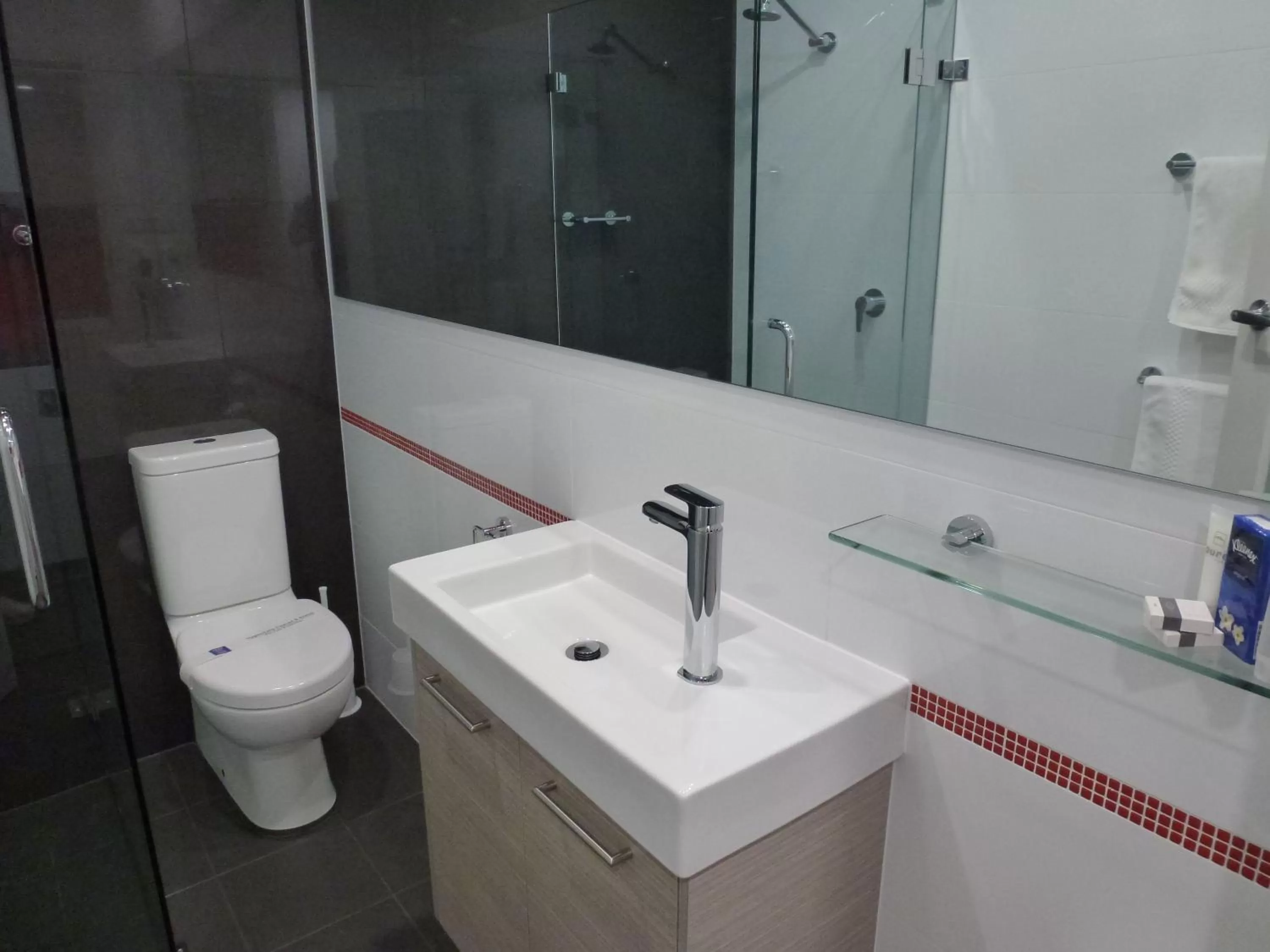 Bathroom in Tower Motor Inn