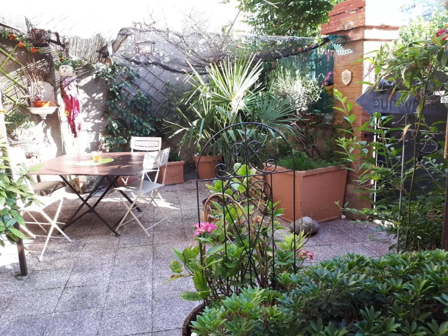 Patio in Chambres d'hôtes Belle Occitane