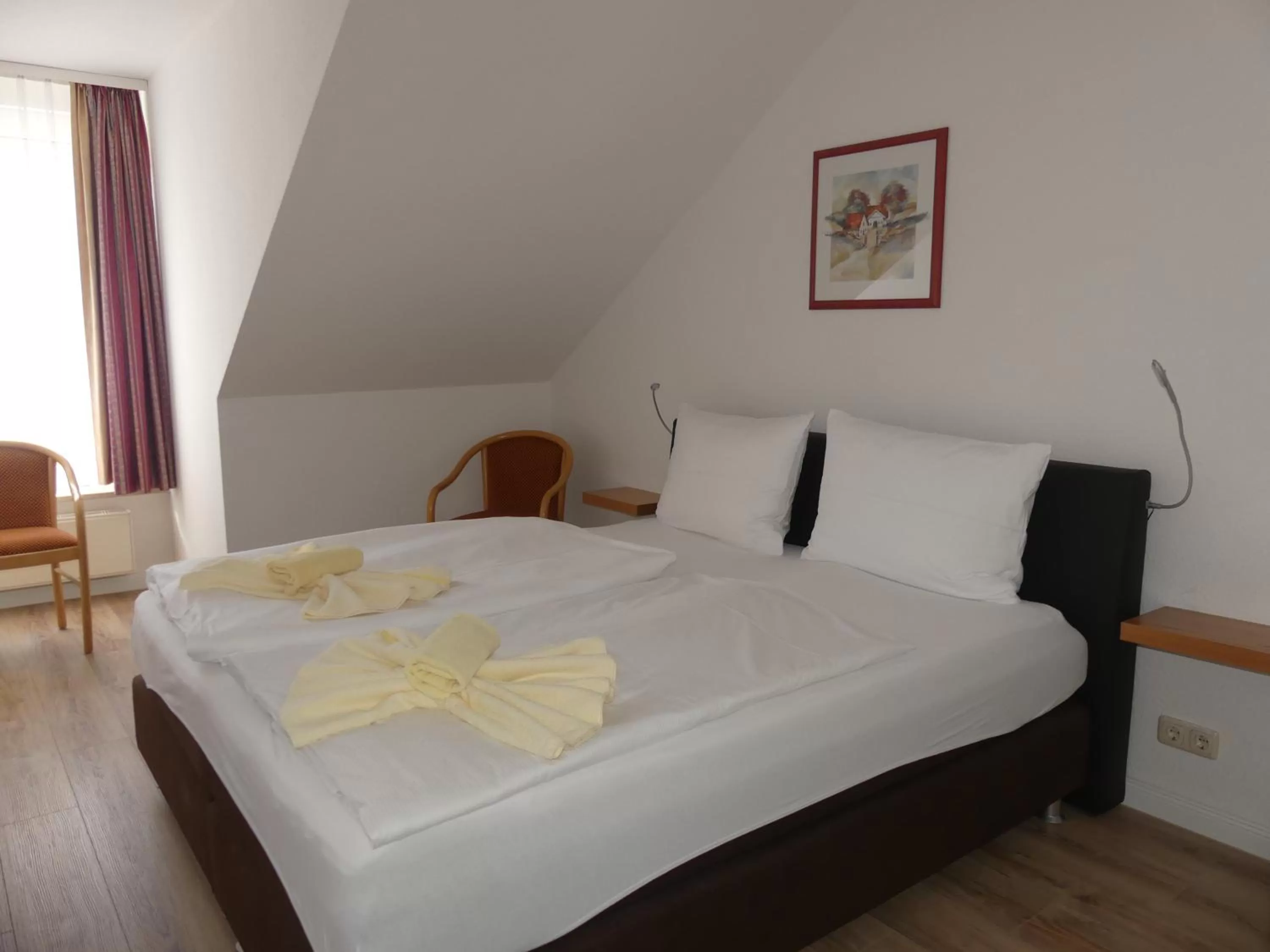 Bedroom, Bed in Apartmenthaus Binzer Sterne