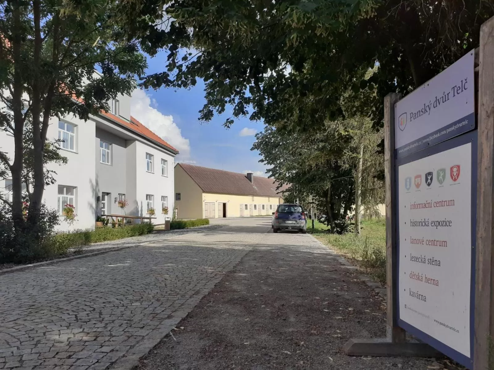 Property building in Penzion Panský dvůr Telč