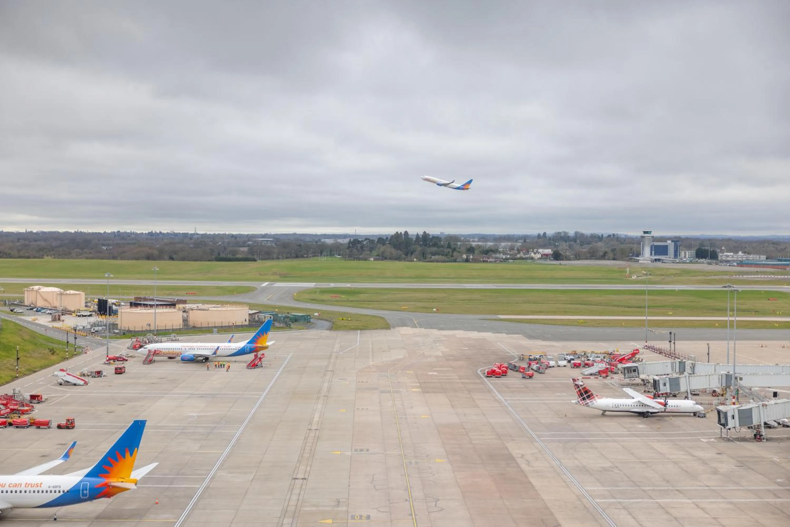 View (from property/room) in Hilton Garden Inn Birmingham Airport Uk
