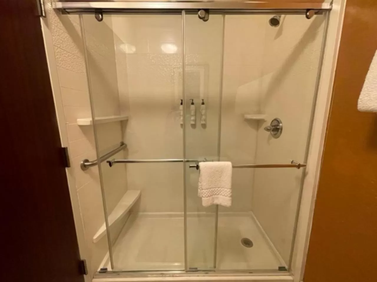Shower in Fairfield Inn and Suites by Marriott Potomac Mills Woodbridge