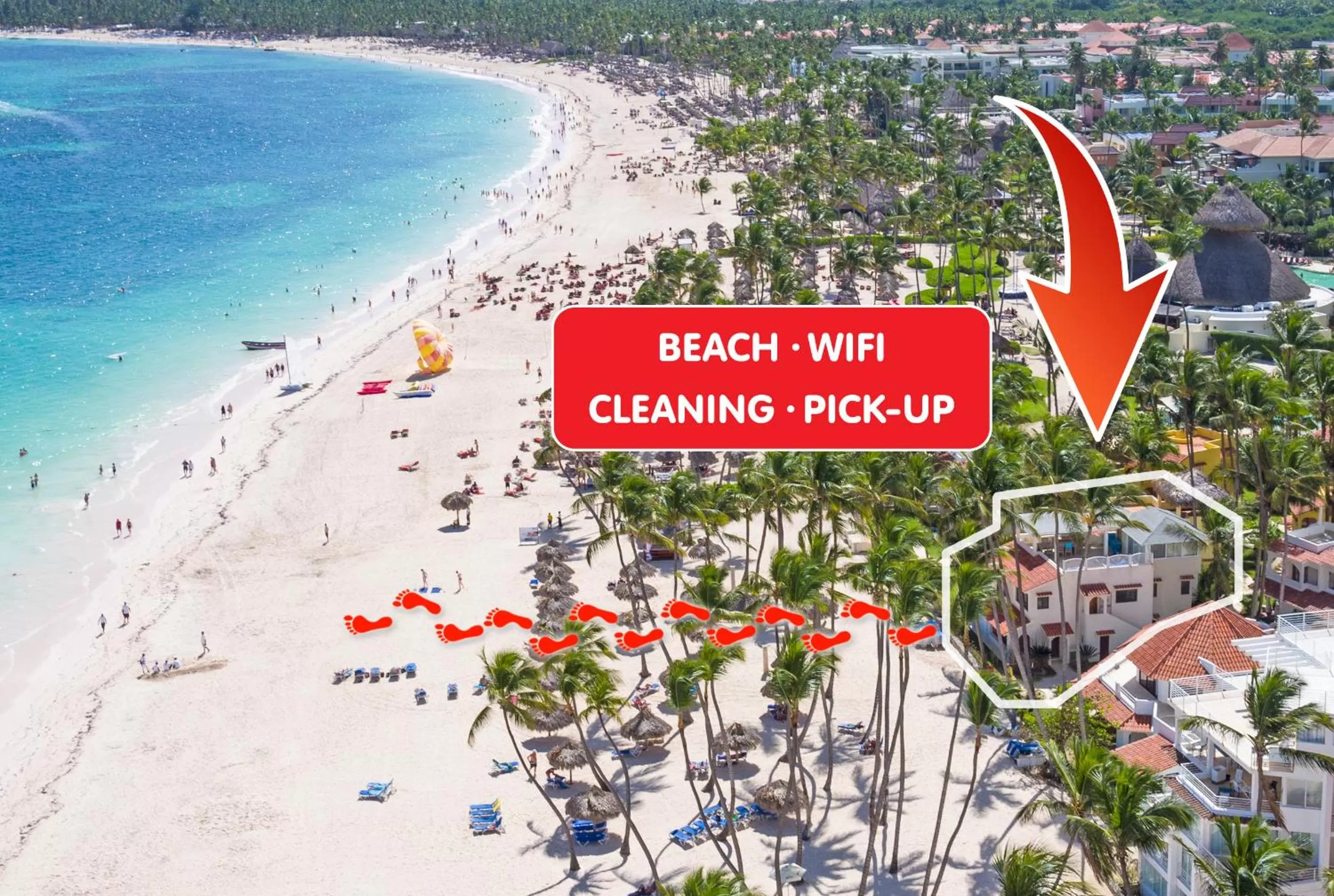 Villa - Beach Front in AVENTURA VILLAGE LOS CORALES BEACH and SPA