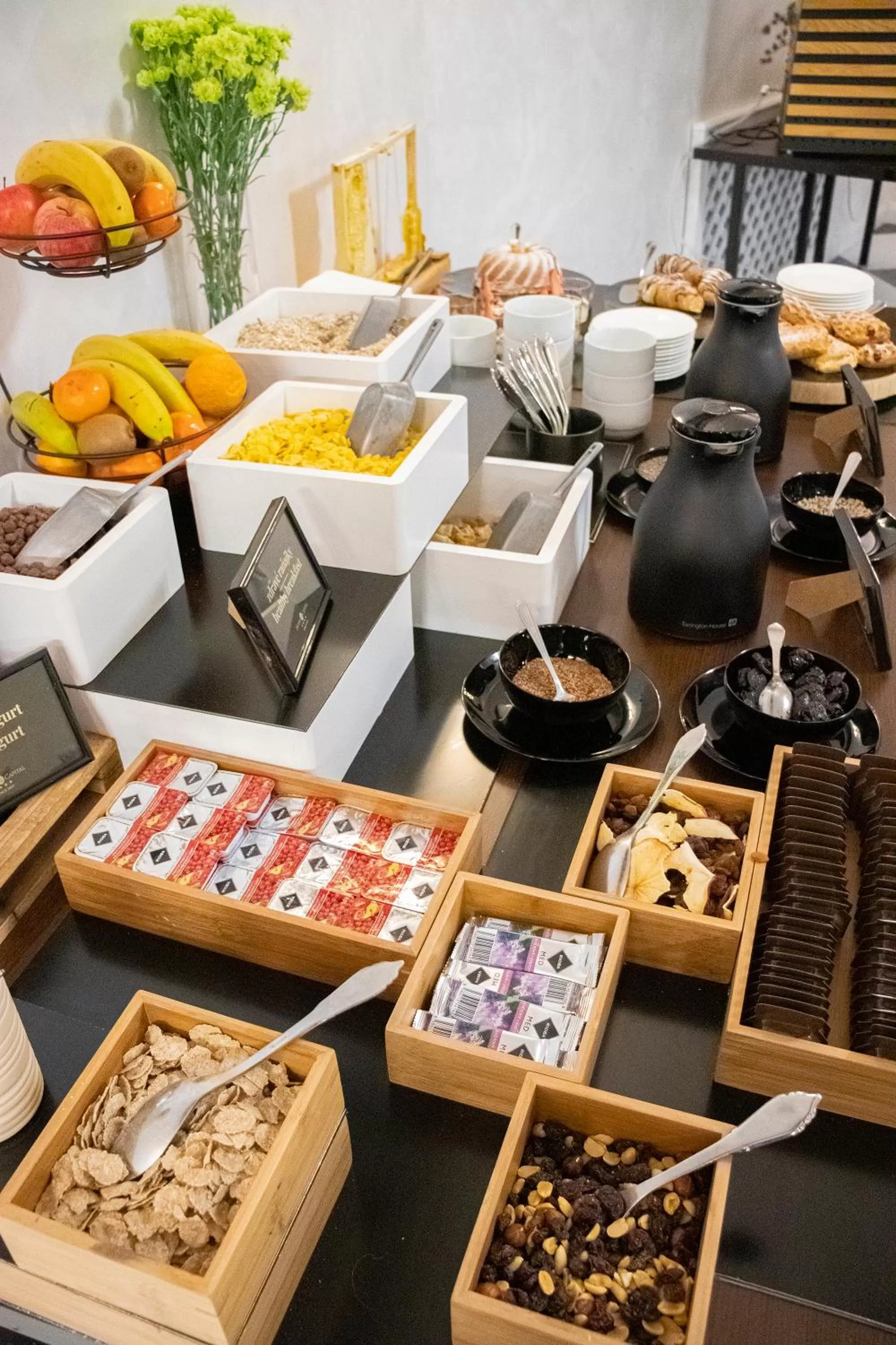 Food and drinks in Hotel Capital with private wellness