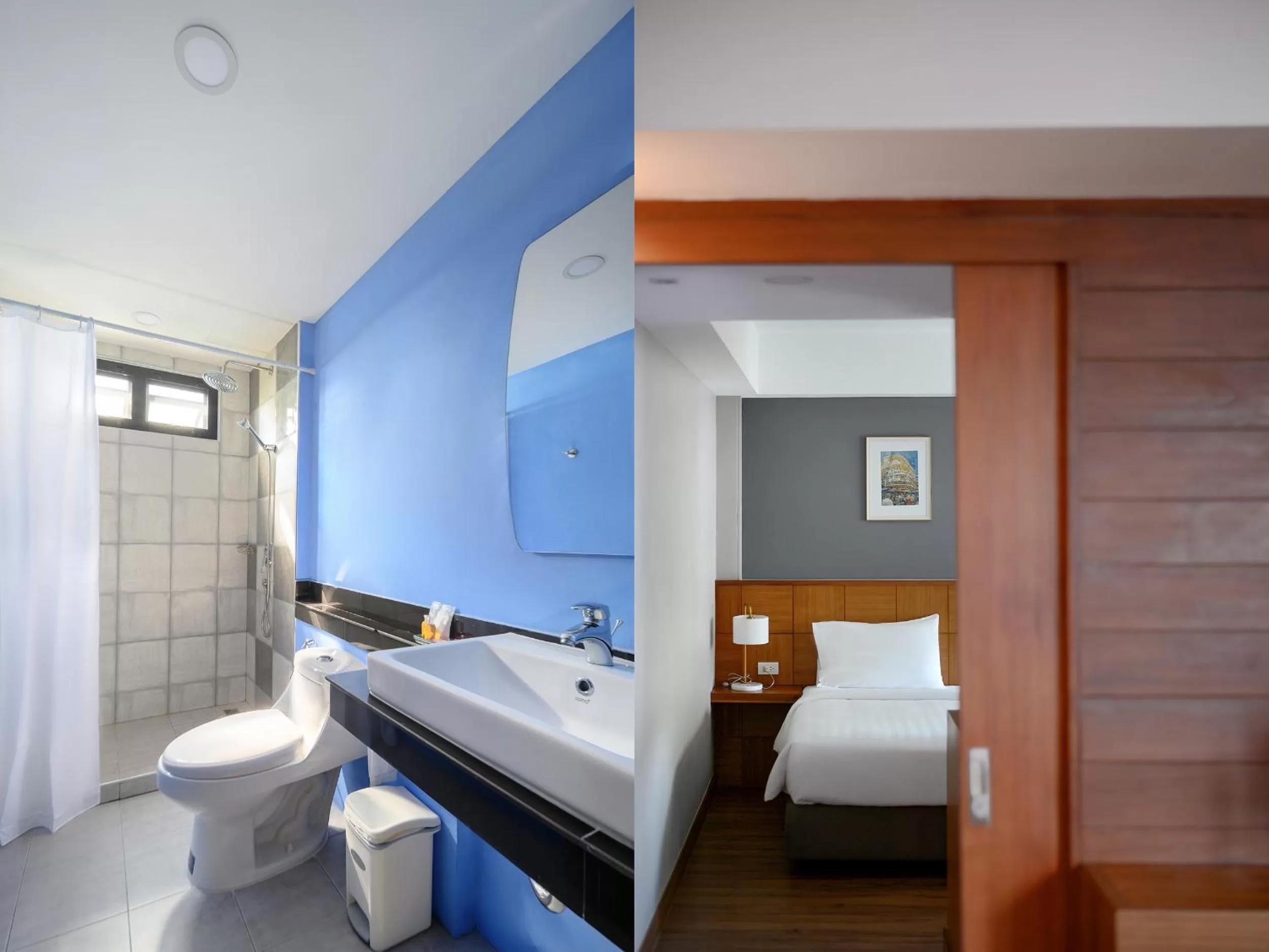 Bathroom, Bed in Estia Chiangmai