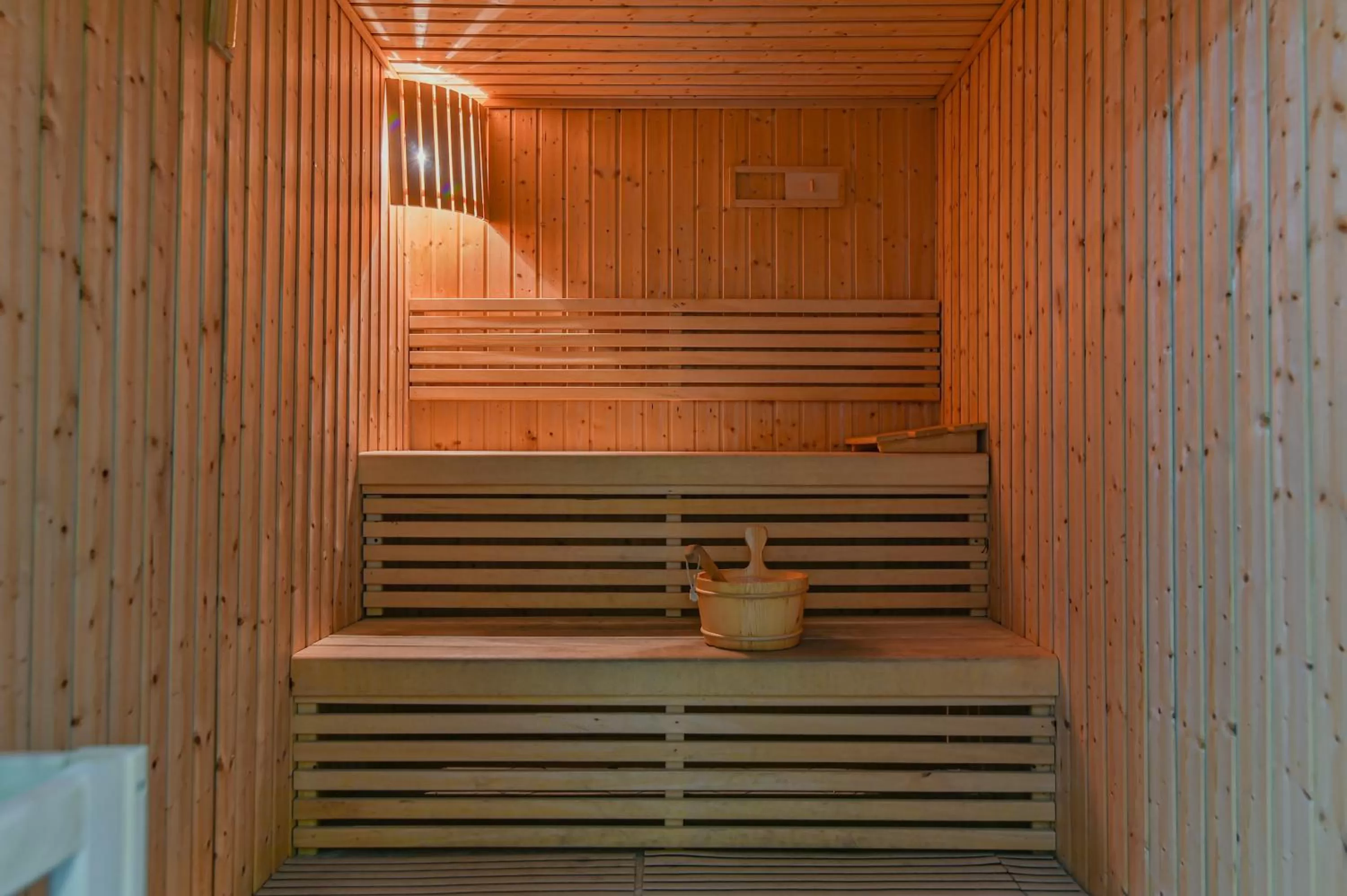 Sauna in VISTA HOTEL APARTMENTS DELUXE