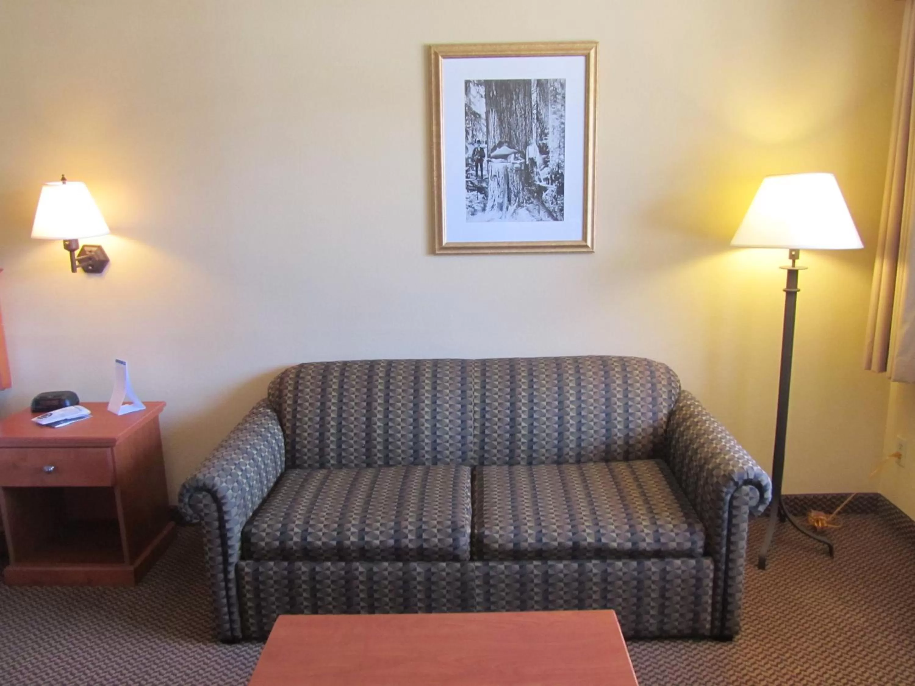 Seating area in Oakridge Inn & Suites