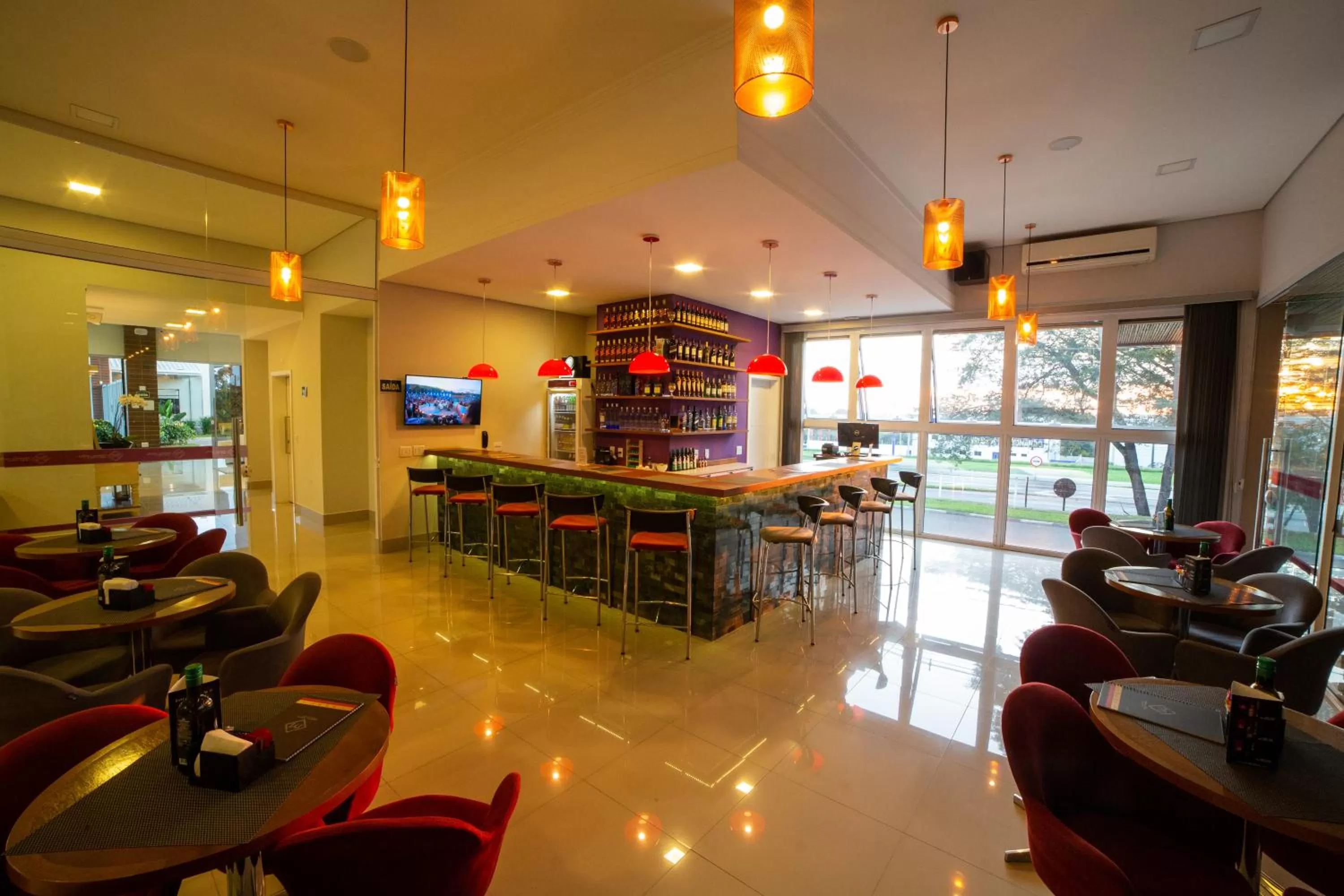 Lounge or bar in Portal Hotel Mogi Mirim