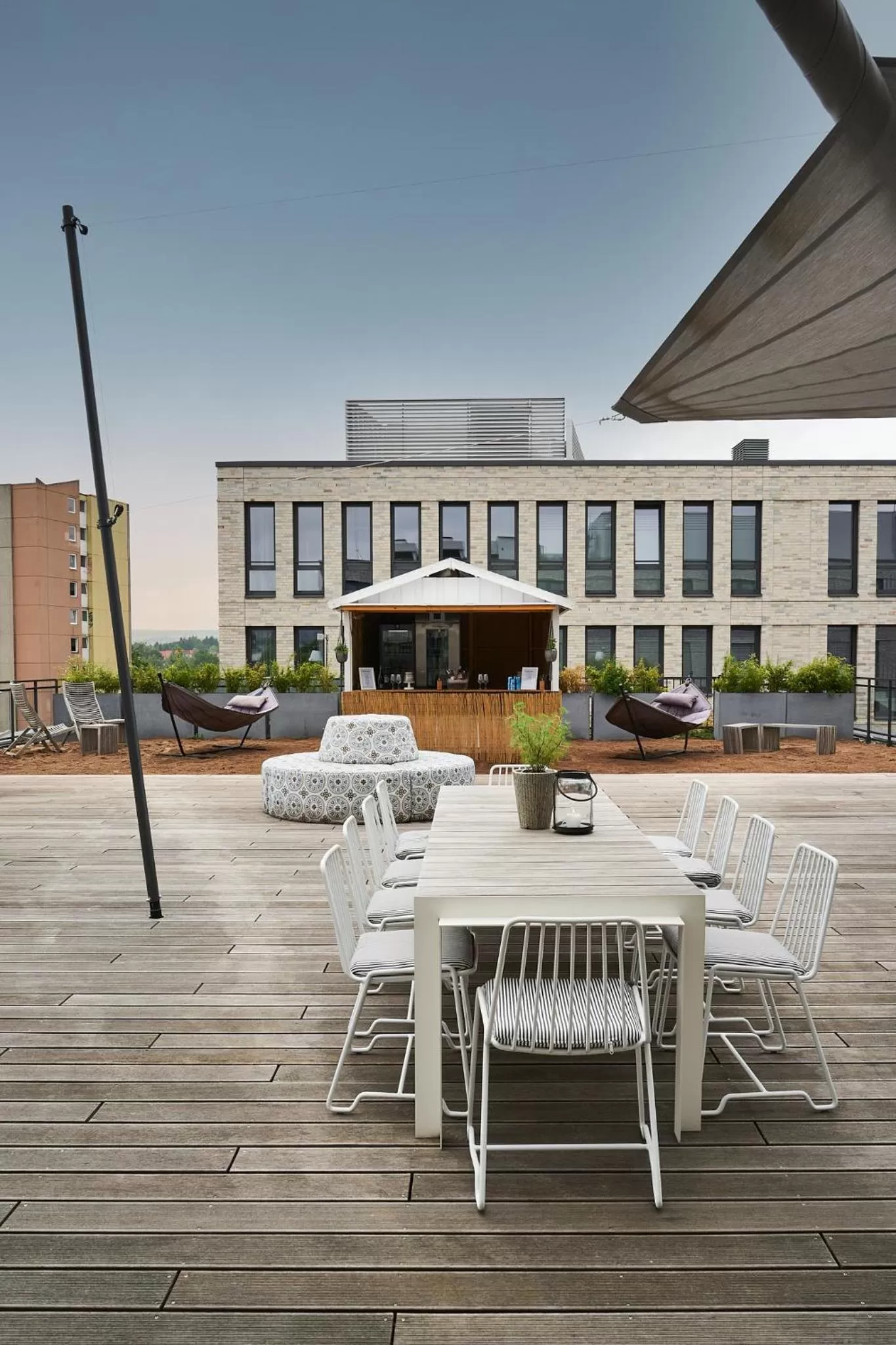 Balcony/Terrace in FREIgeist Göttingen Innenstadt, A Member of Design Hotels