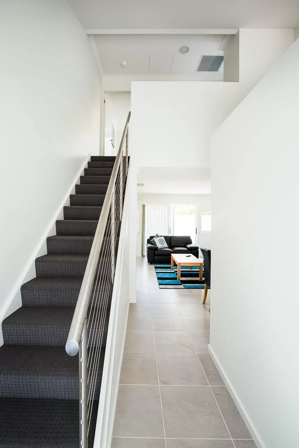 Seating area in Wallsend Executive Apartments