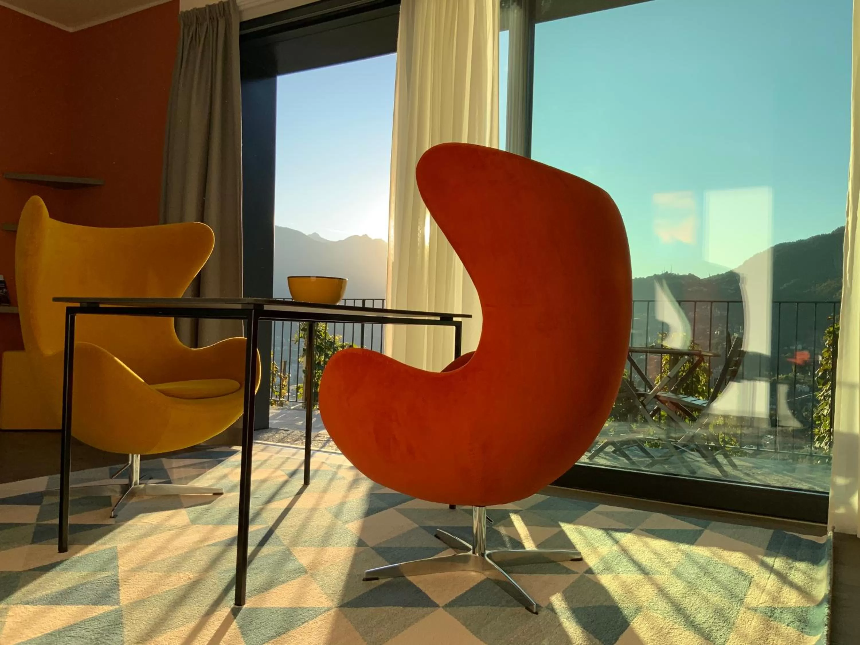 Living room in Cà Rossa #GLAMOUR