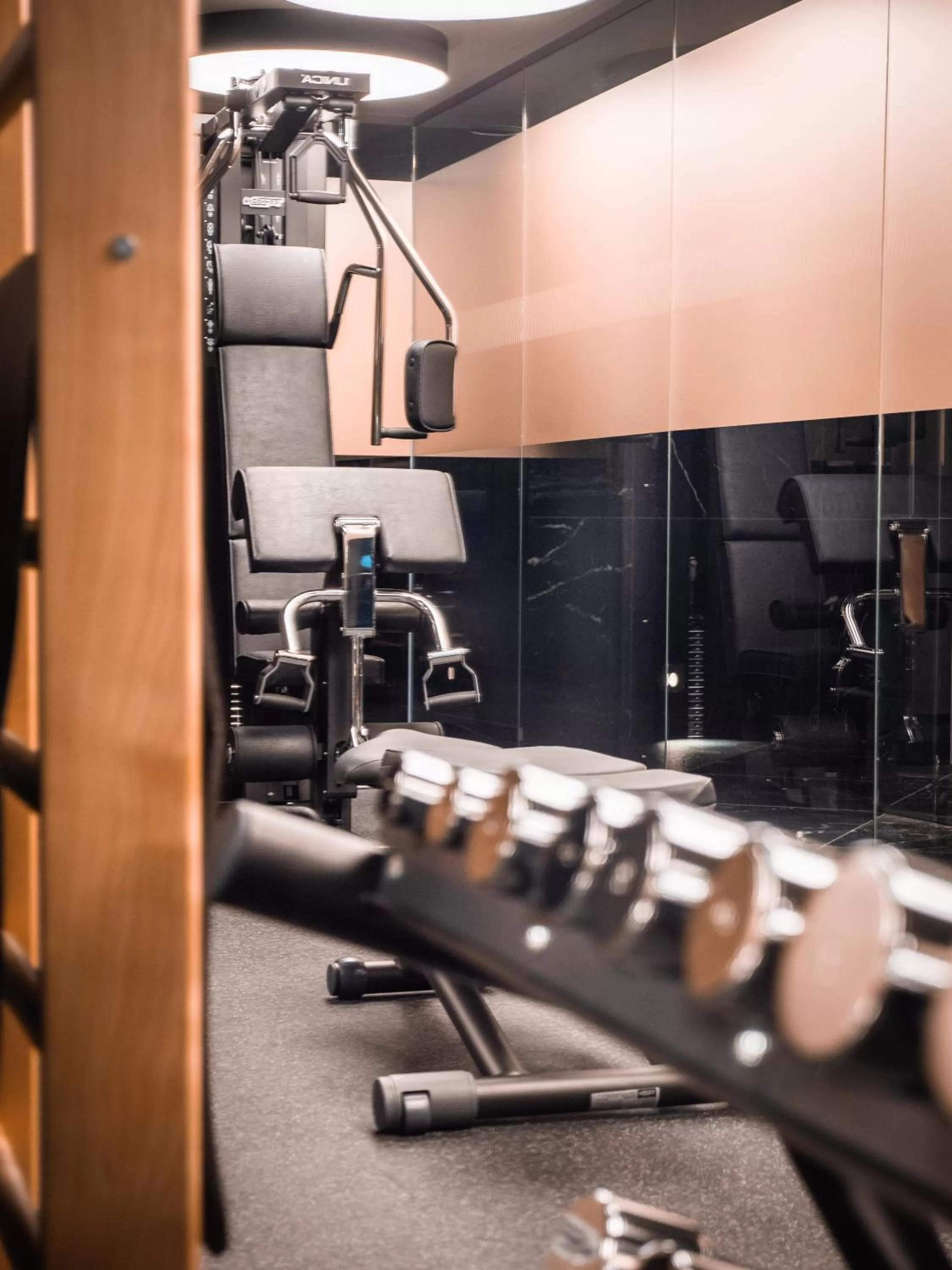 Fitness centre/facilities in Hotel Pacai, Vilnius, a Member of Design Hotels