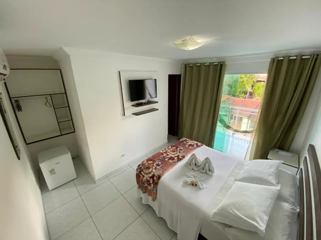 Bed in Pousada Verdes Mares