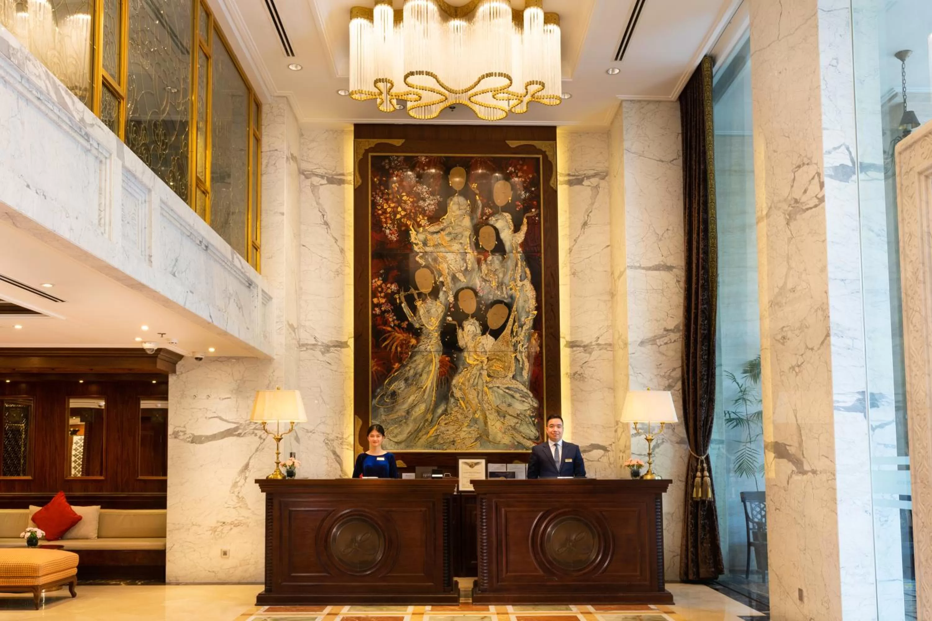 Lobby or reception in The Lapis Hotel