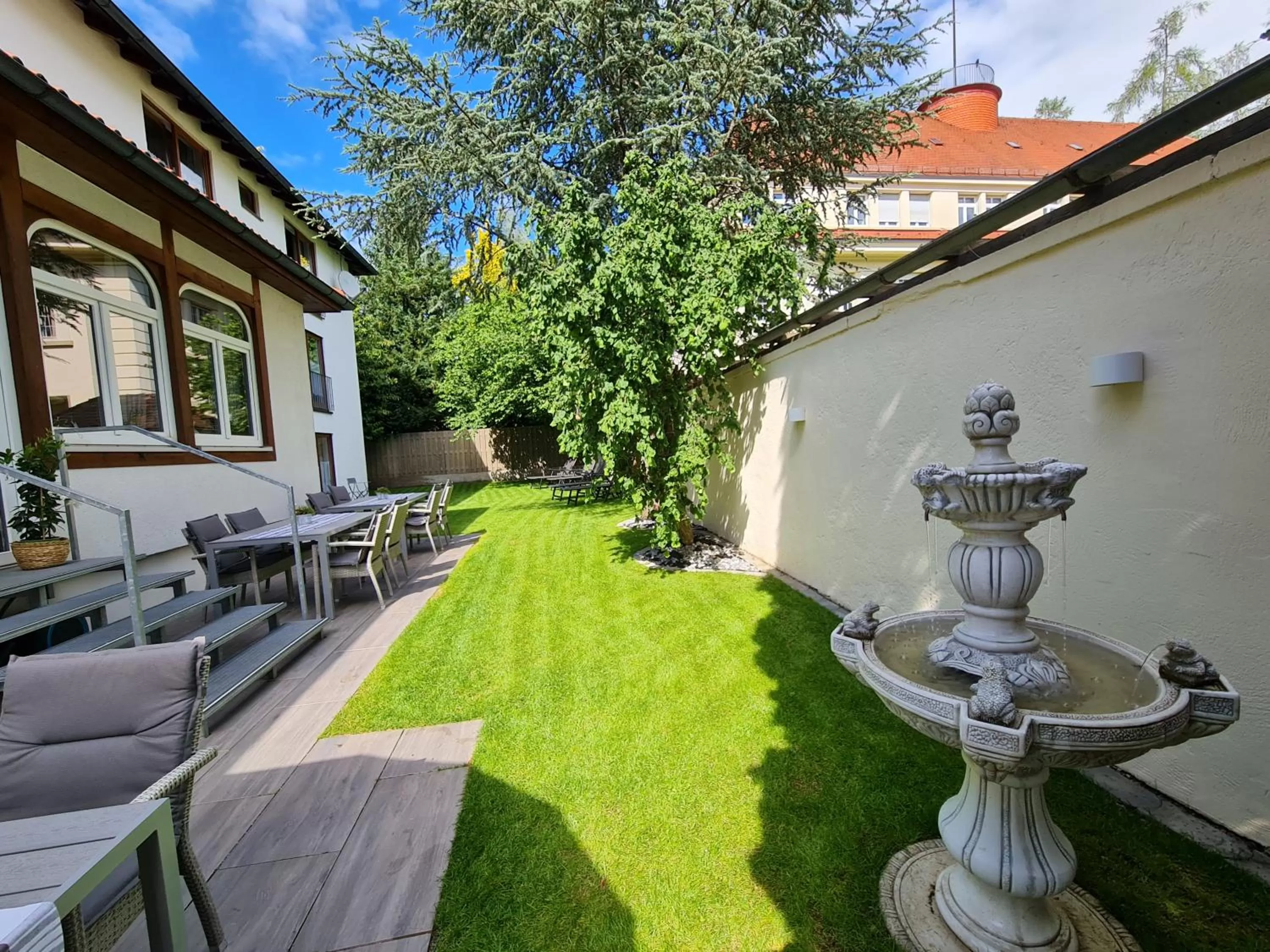 Garden in Hotel Oberwirt Wangen