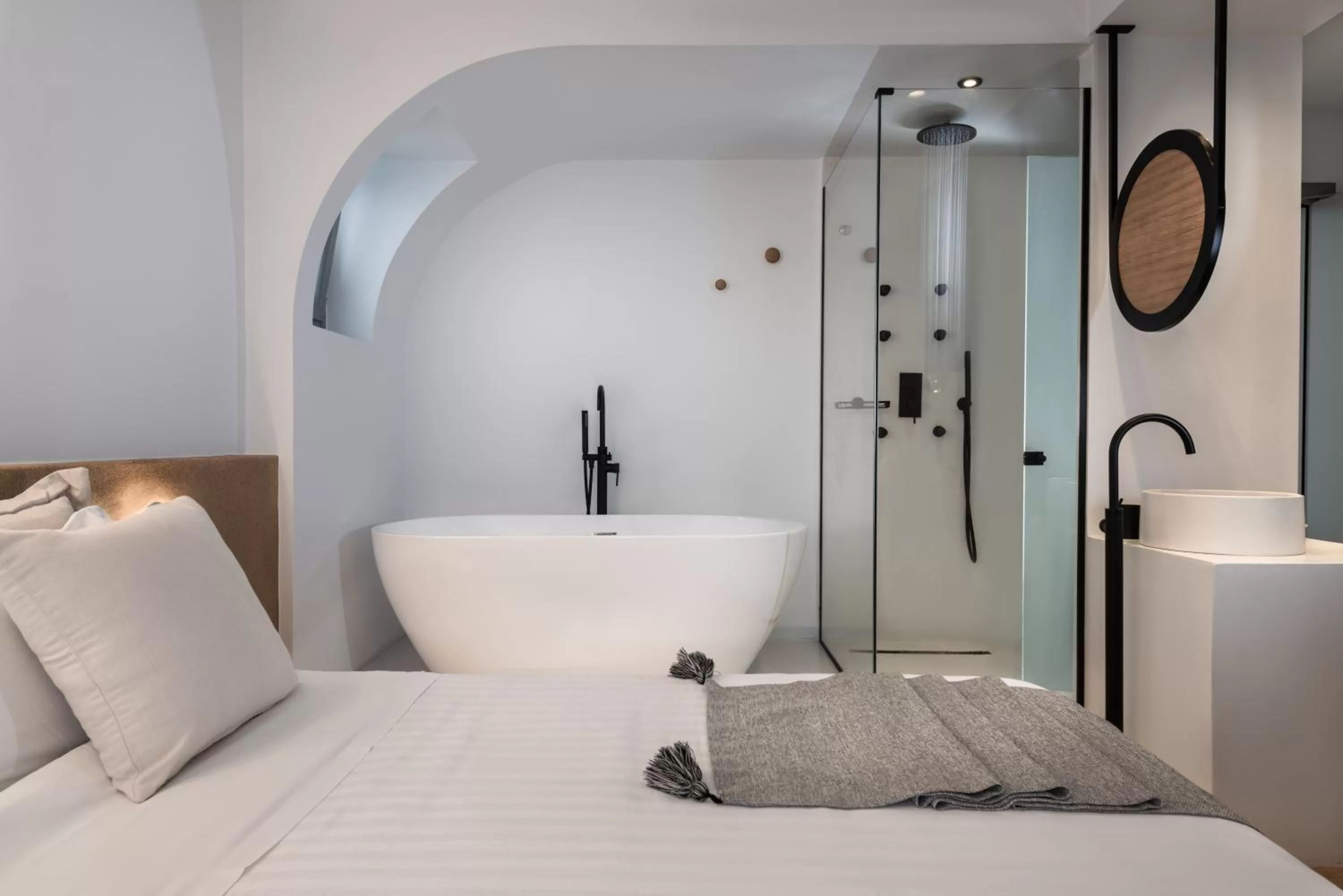 Bathroom, Bed in Argo Boutique Hotel