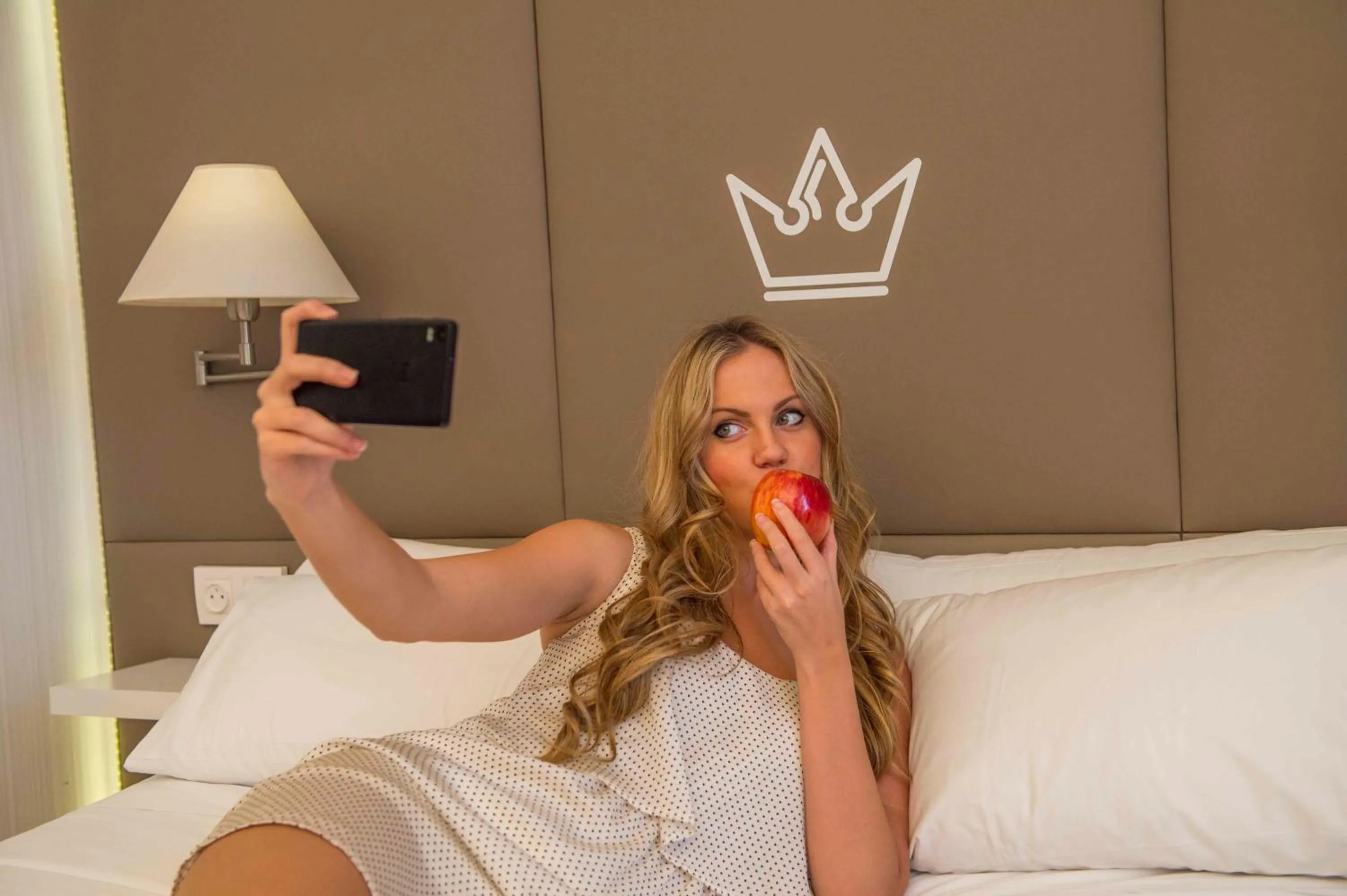 Bed in Erase un Hotel