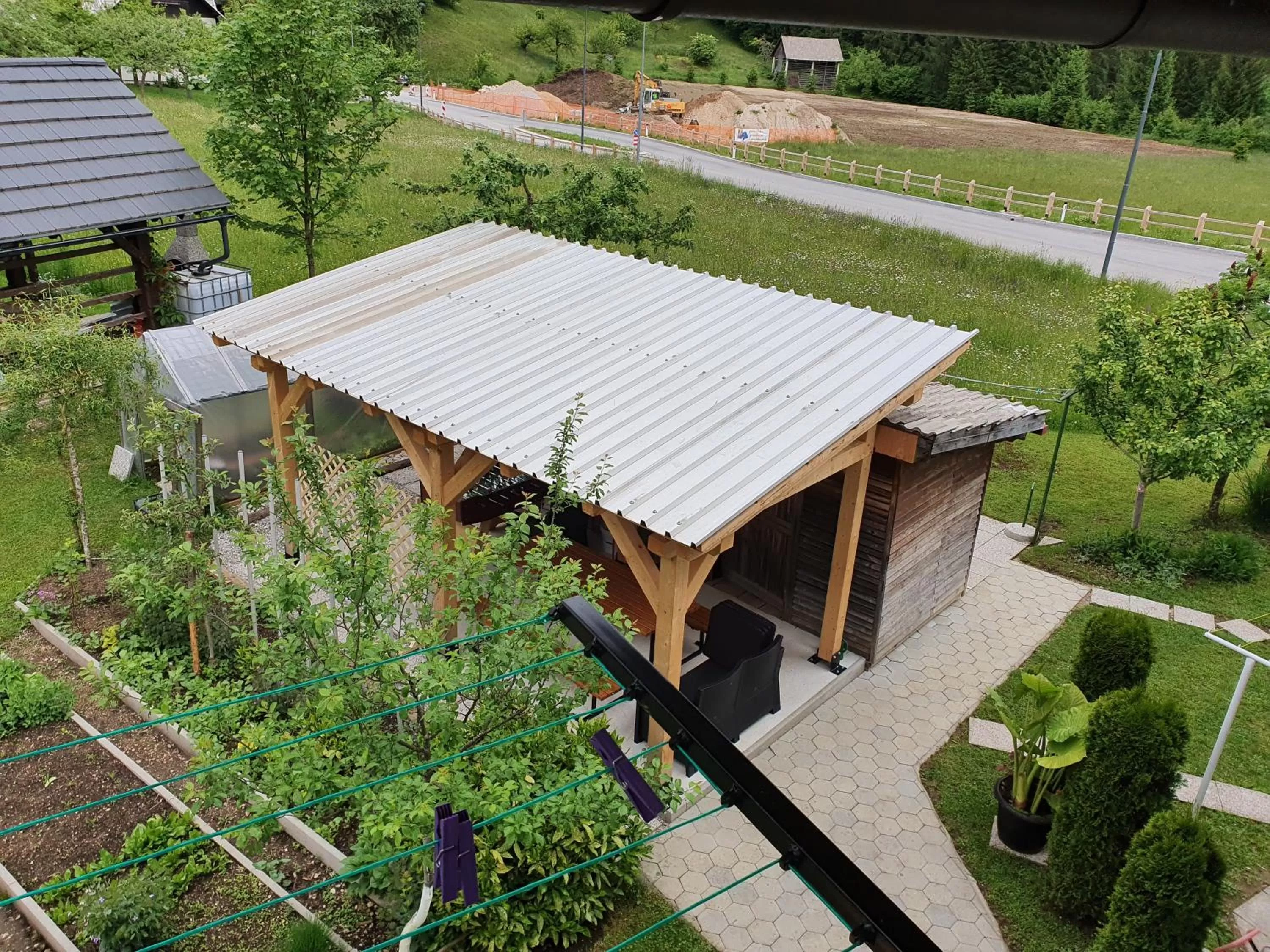 Garden view, Bird's-eye View in Sobe Ćuskić
